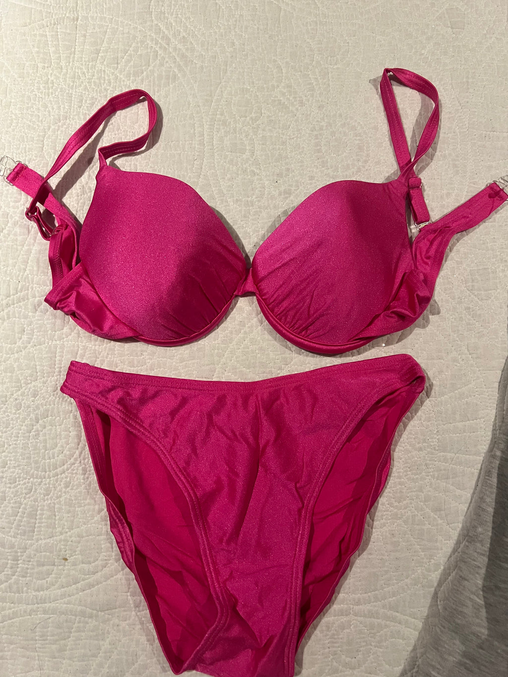 Pink bikini set