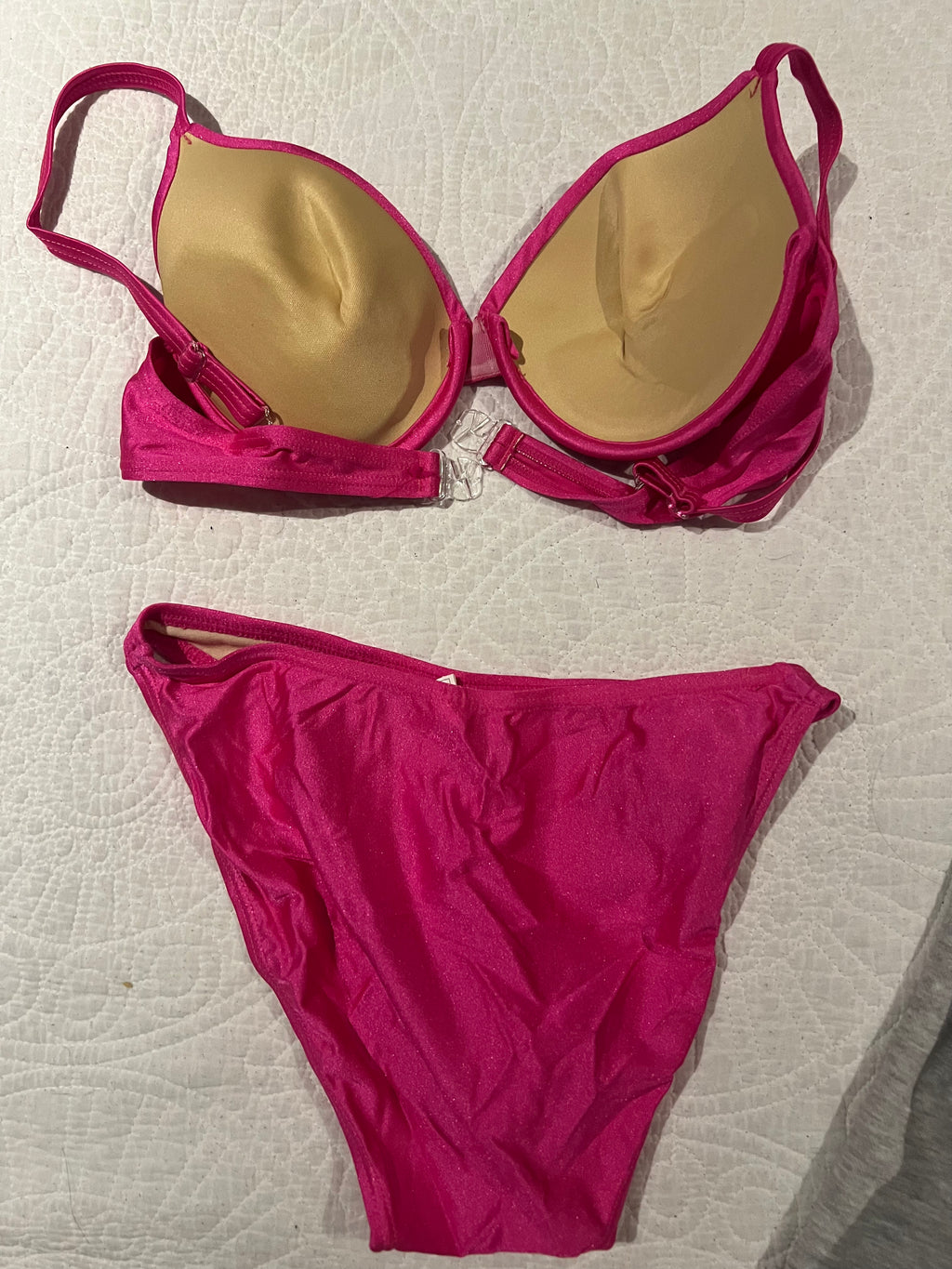 Pink bikini set