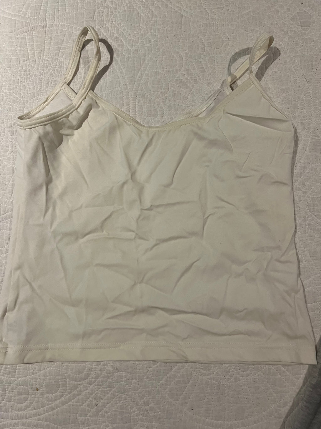 White crop top