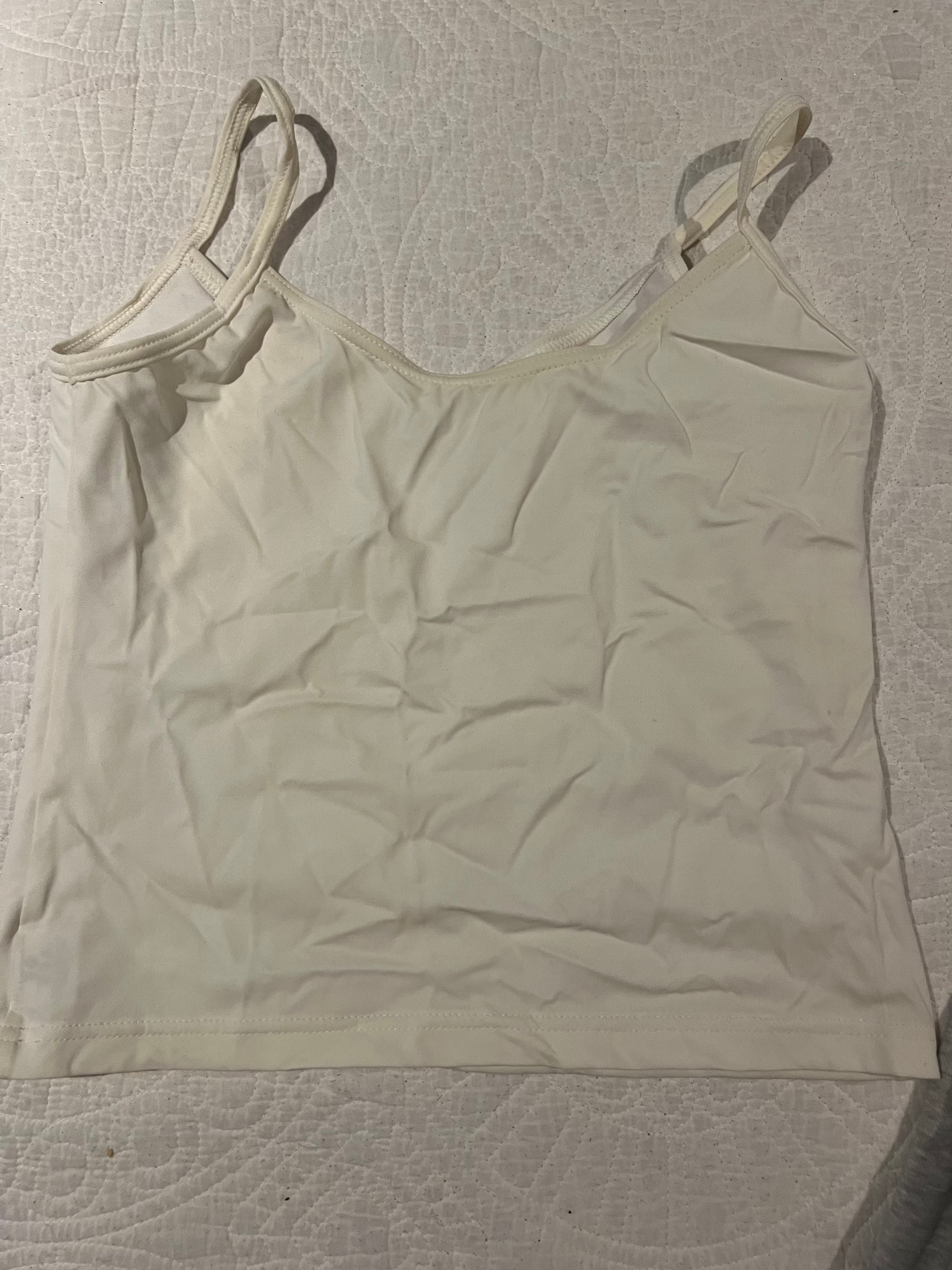 White crop top