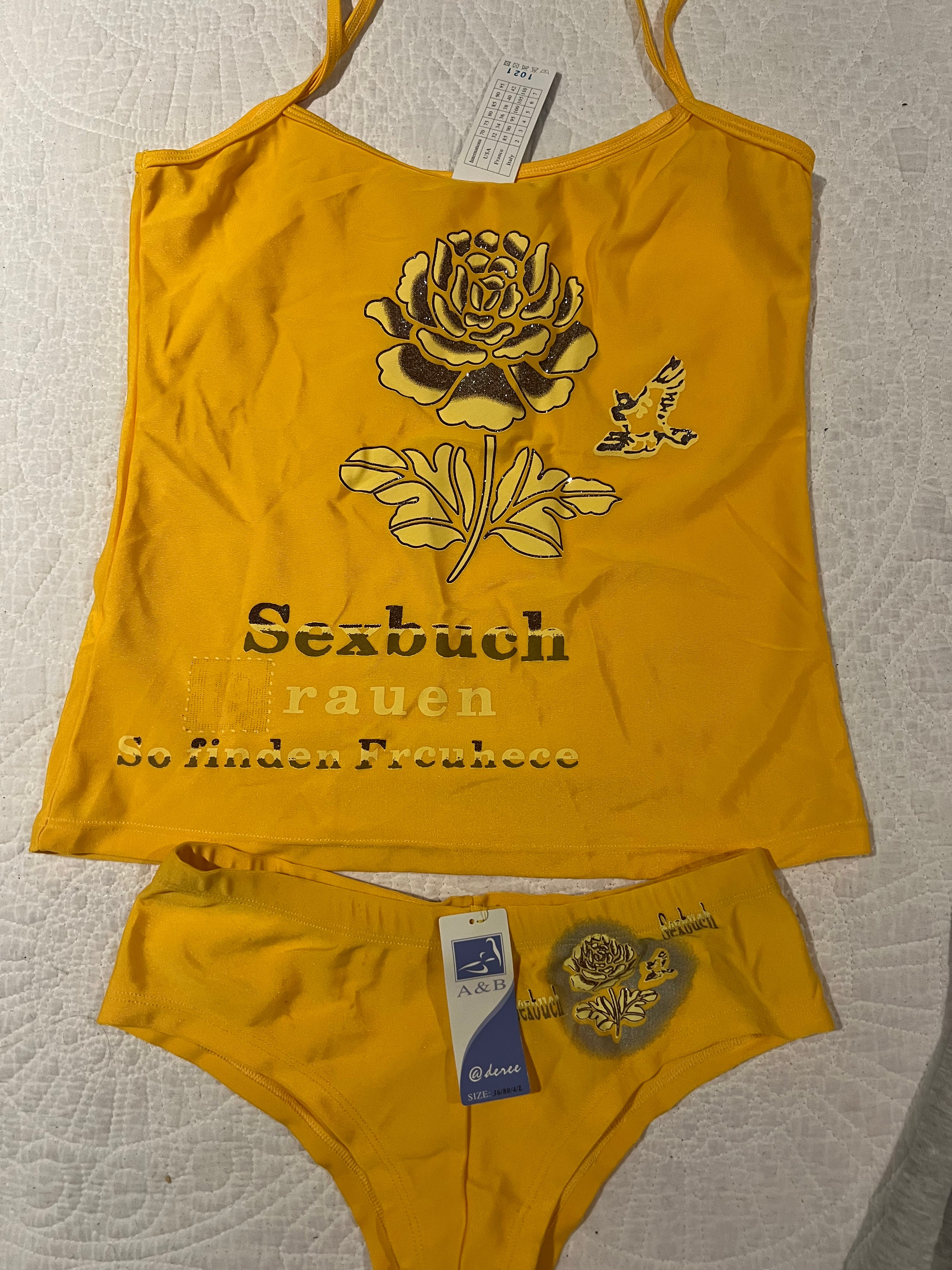 Yellow pyjama set