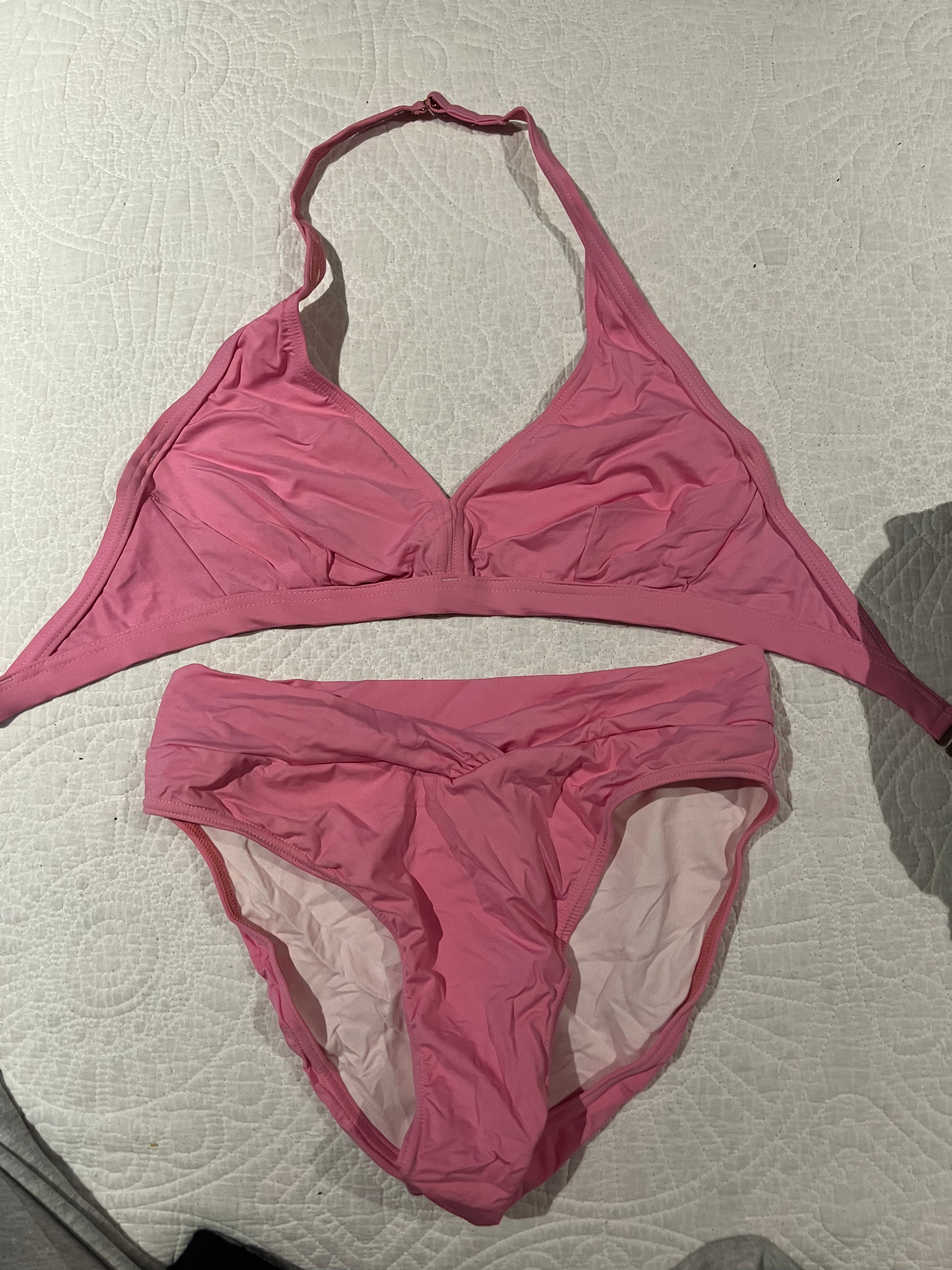 Pink bikini set