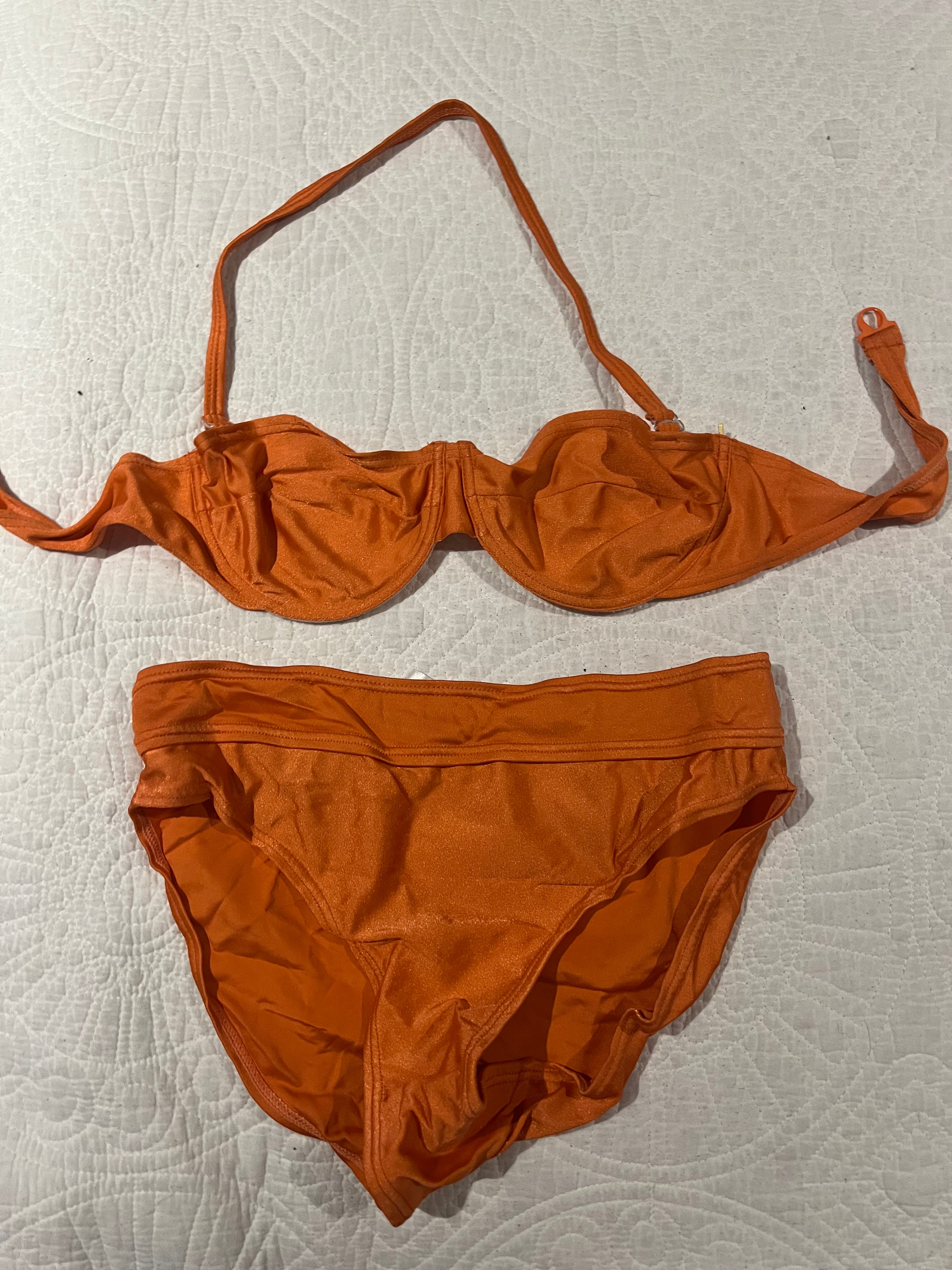 Orange bikini set