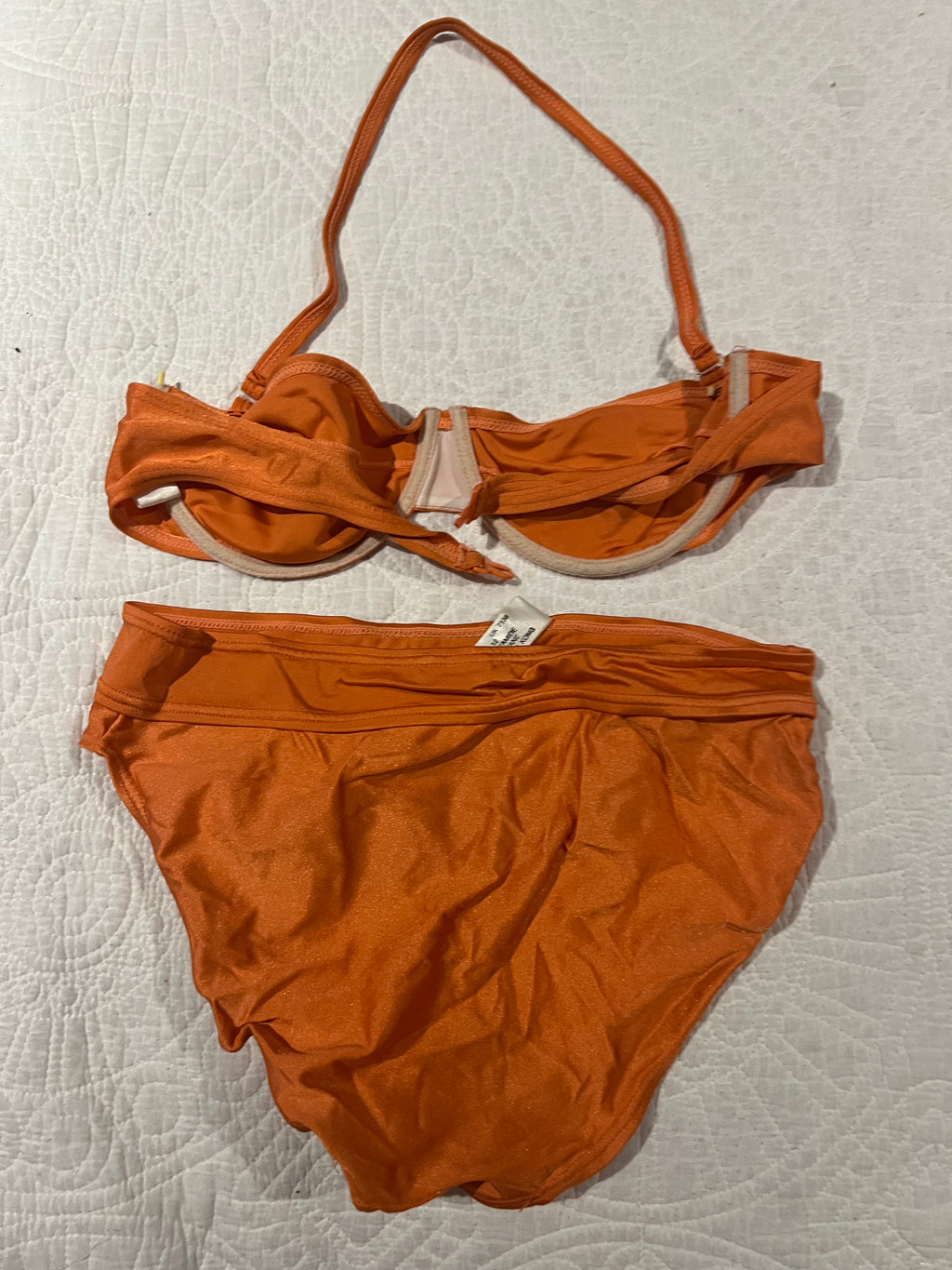 Orange bikini set