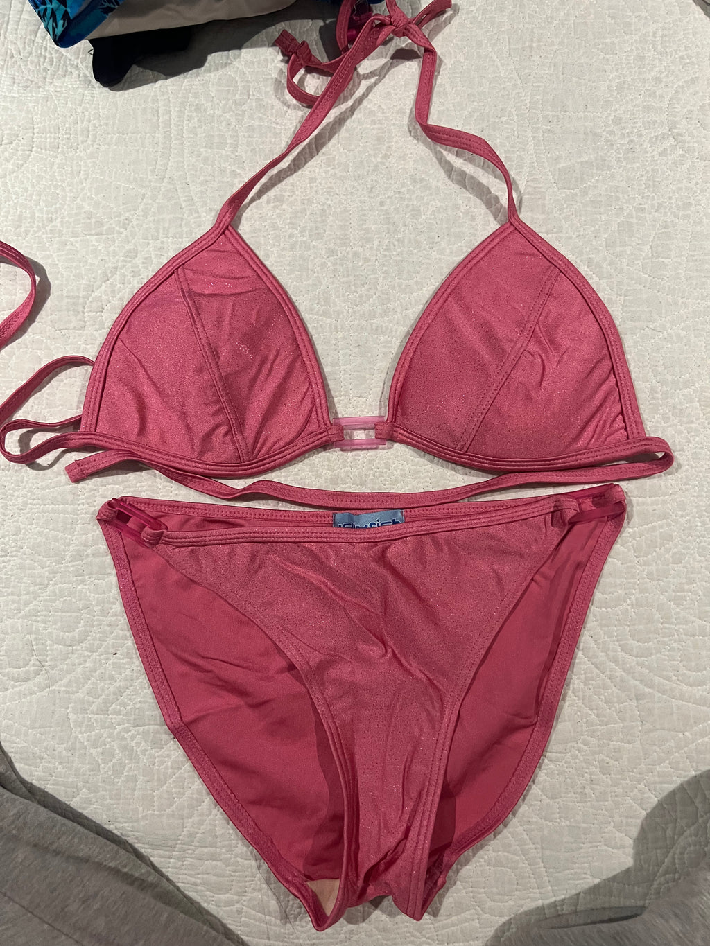 Pink bikini set