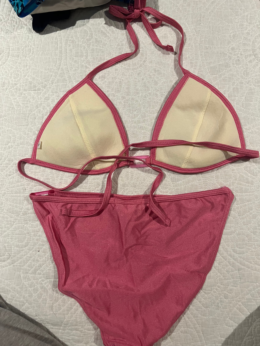 Pink bikini set