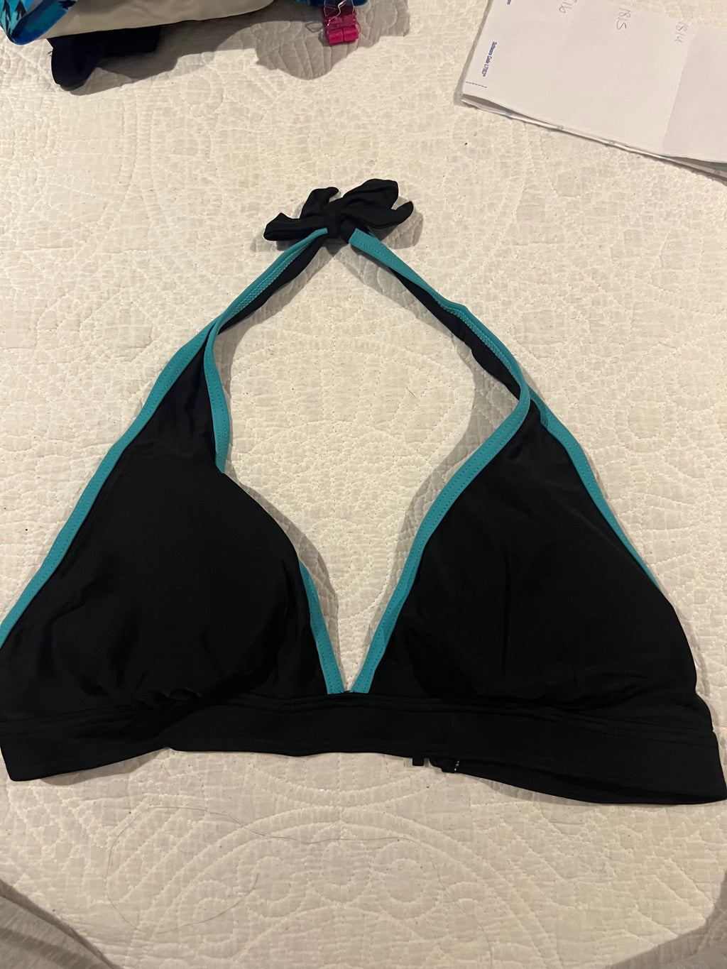 Black bikini top