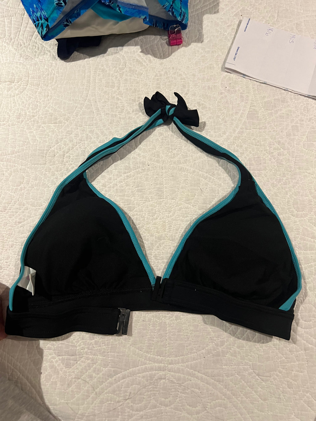 Black bikini top