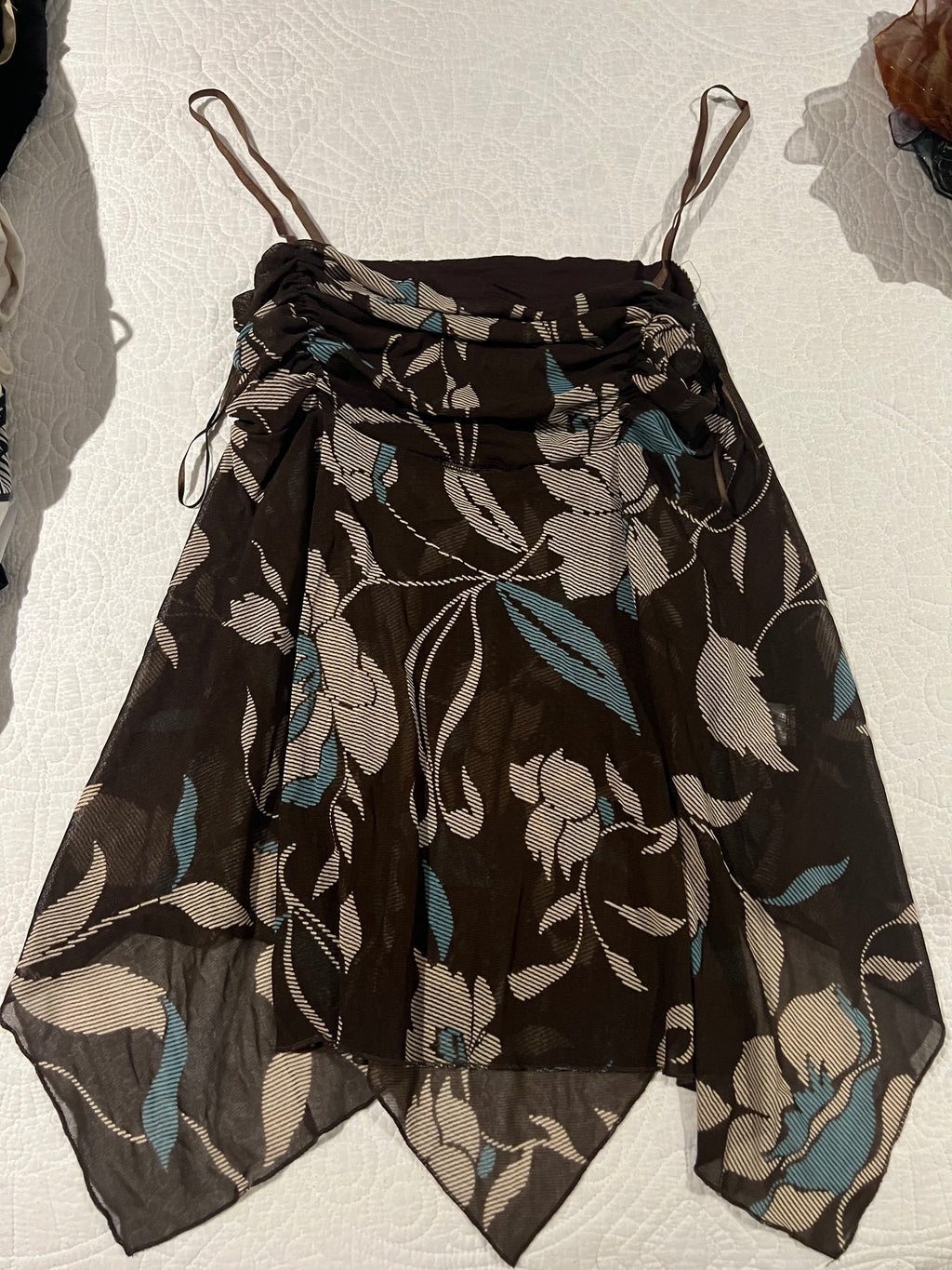 Black flowy top