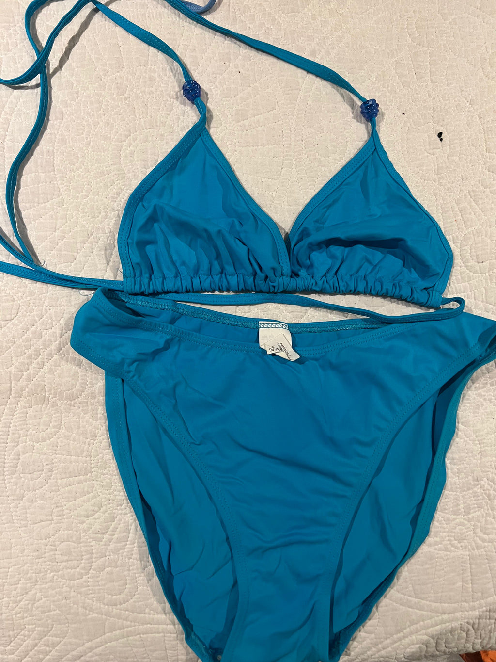 Blue bikini set