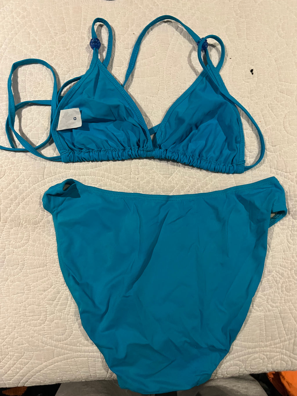 Blue bikini set