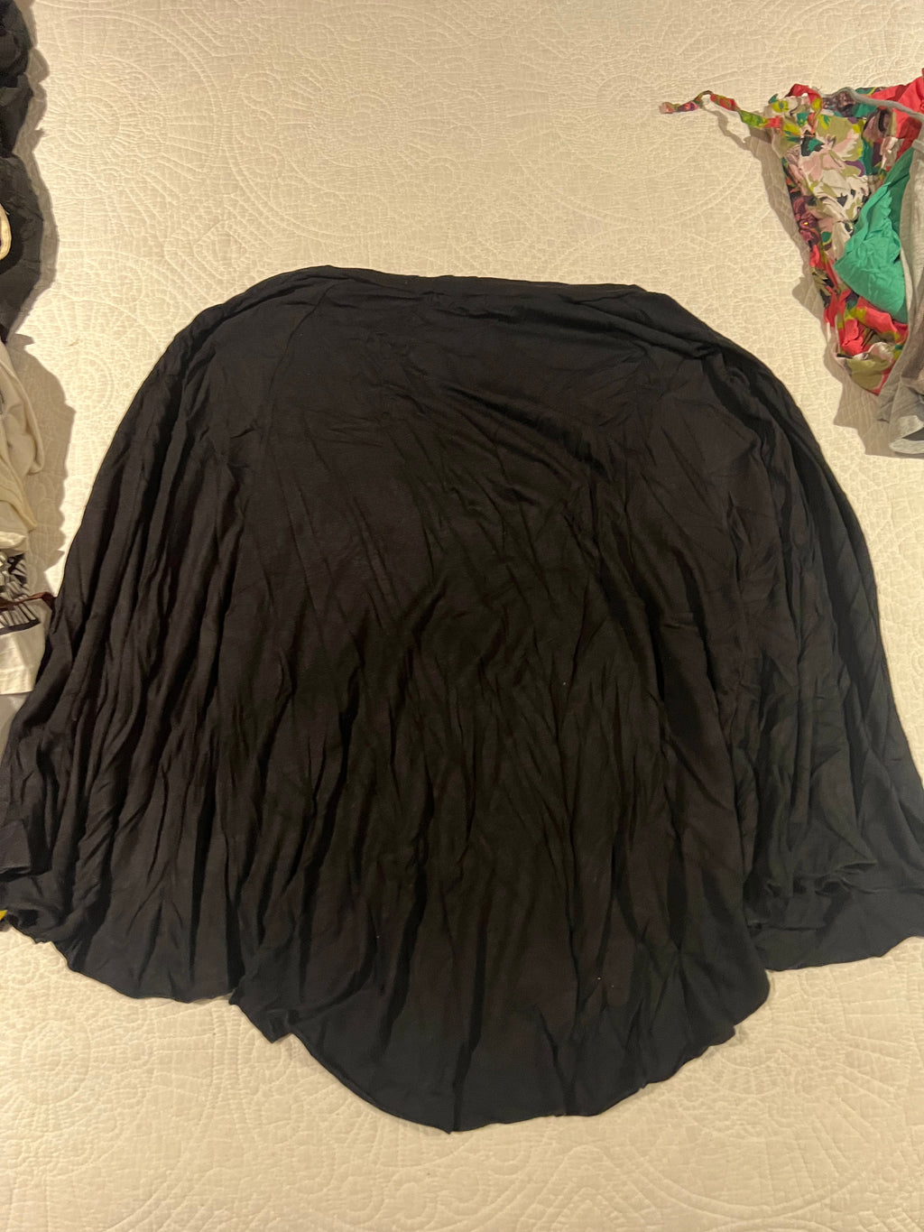 Black oversized top