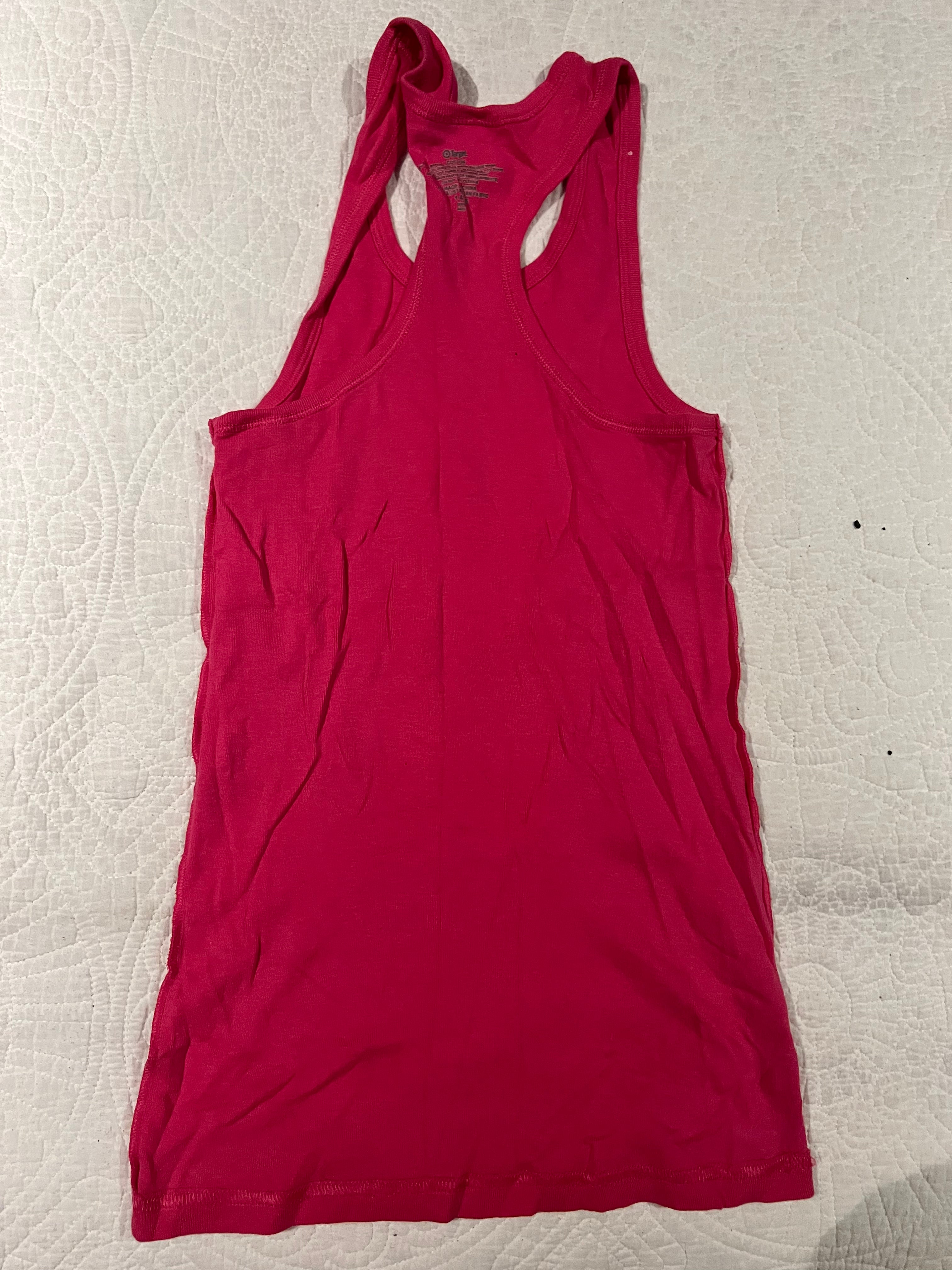 Pink vest top