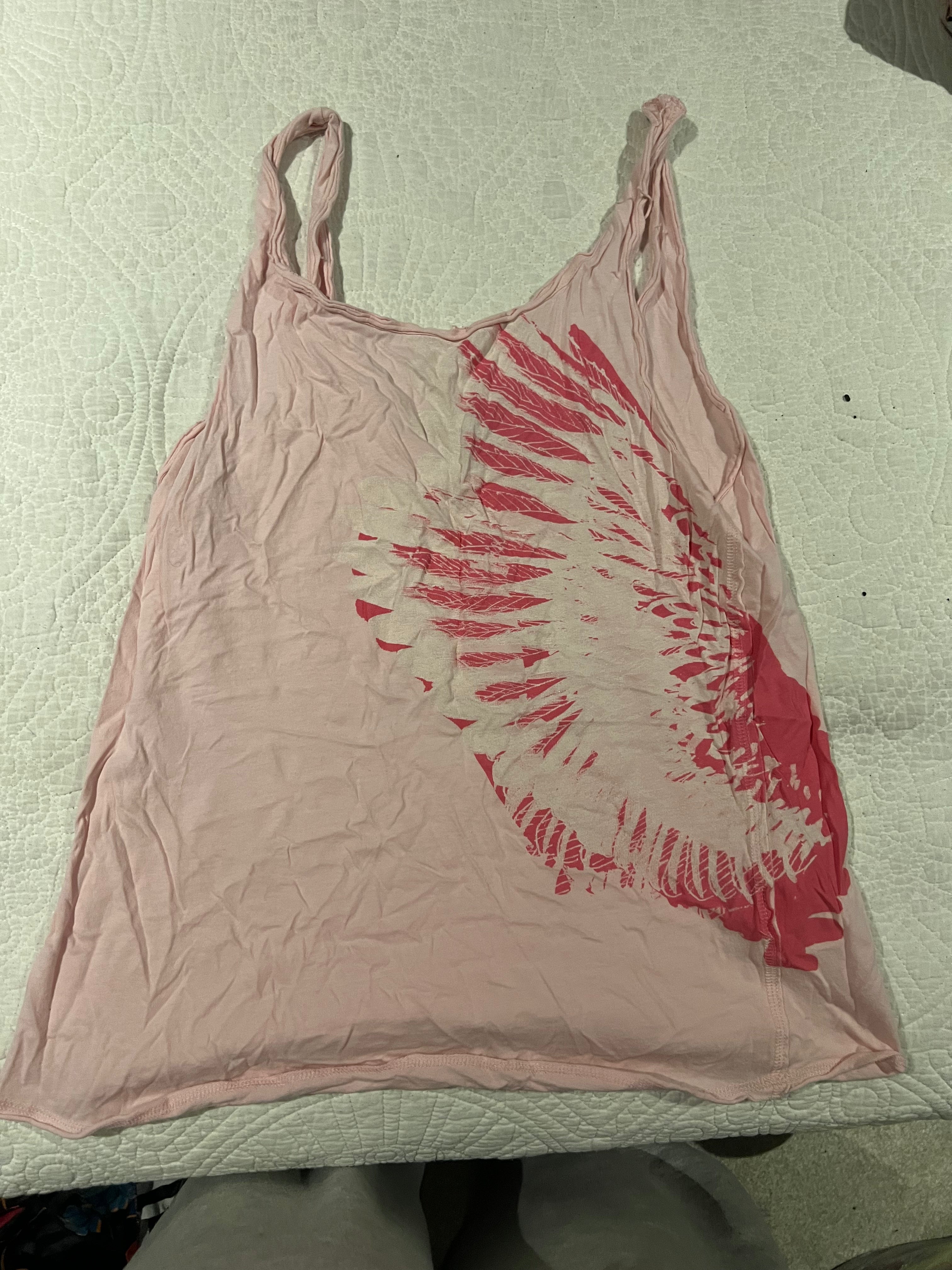 Pink vest top