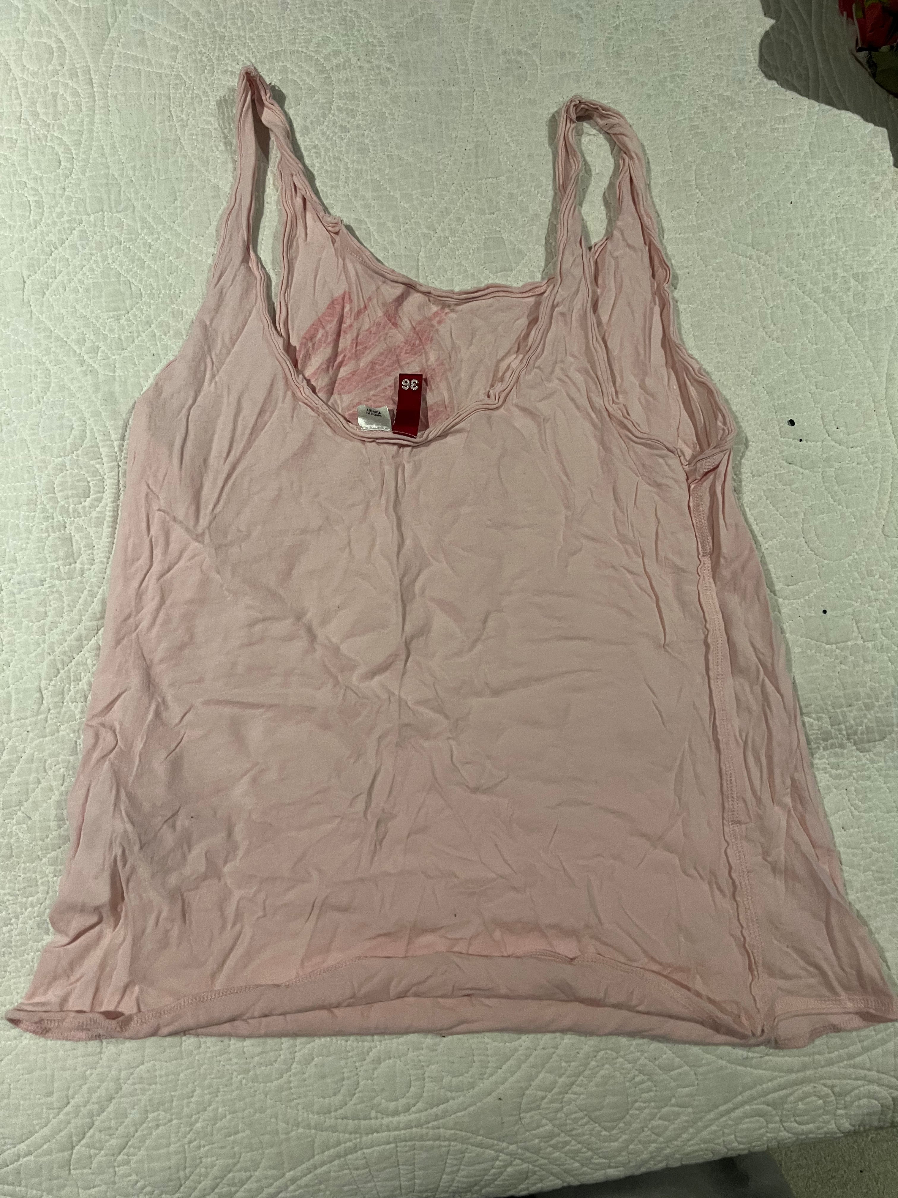 Pink vest top