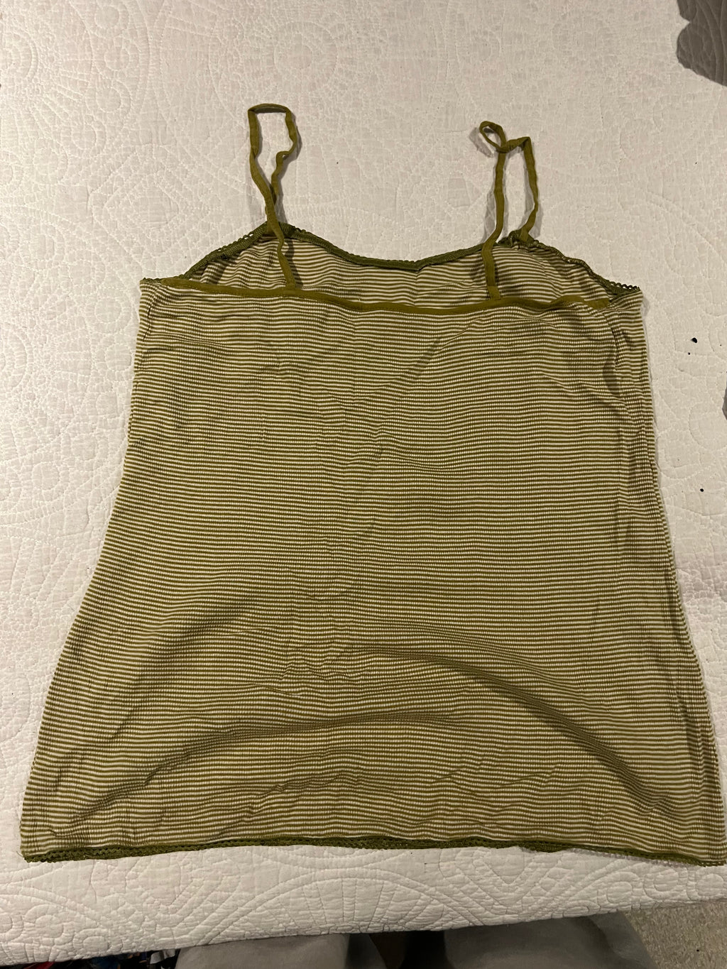 Green vest top