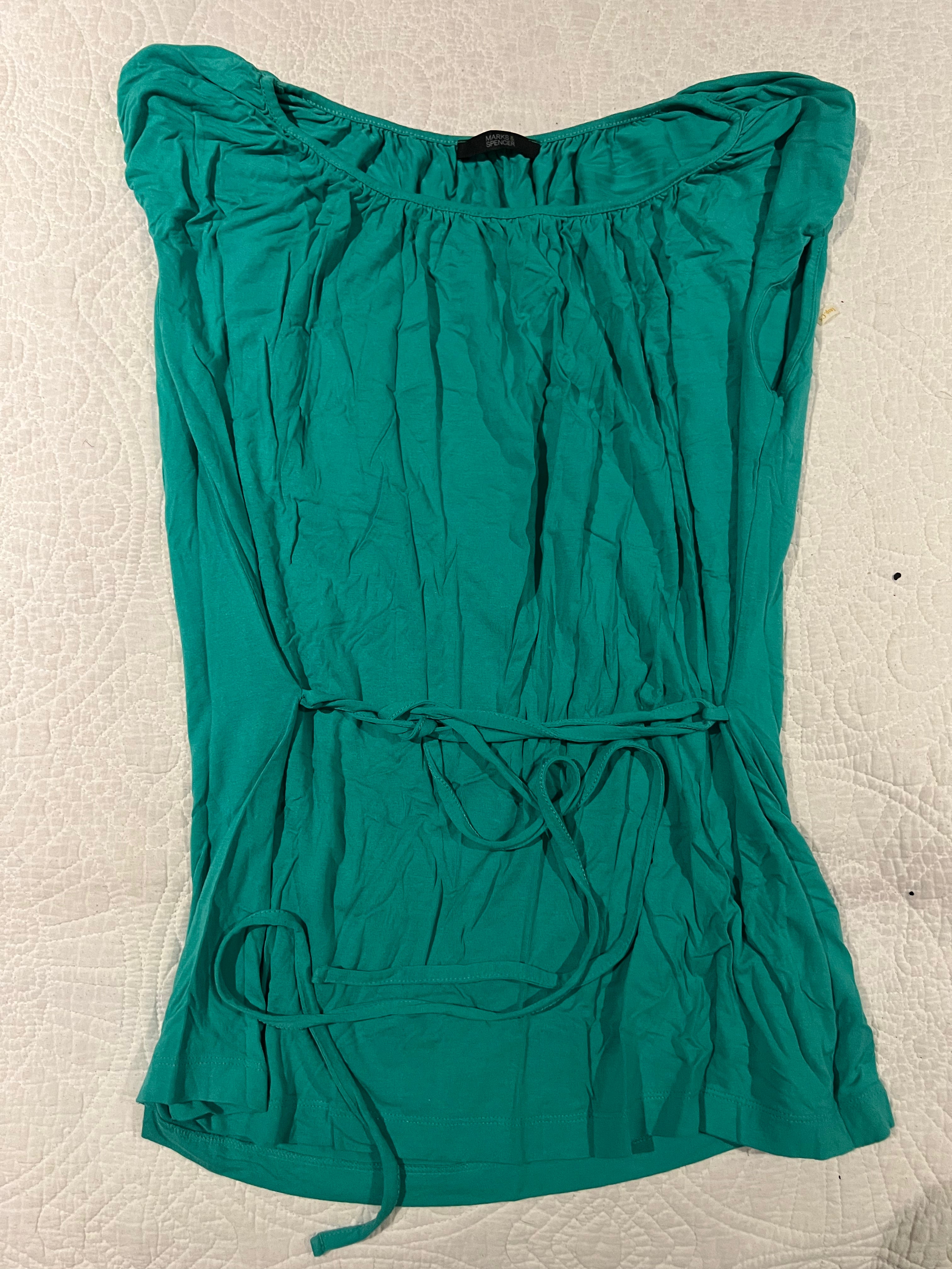 Green sleeveless top