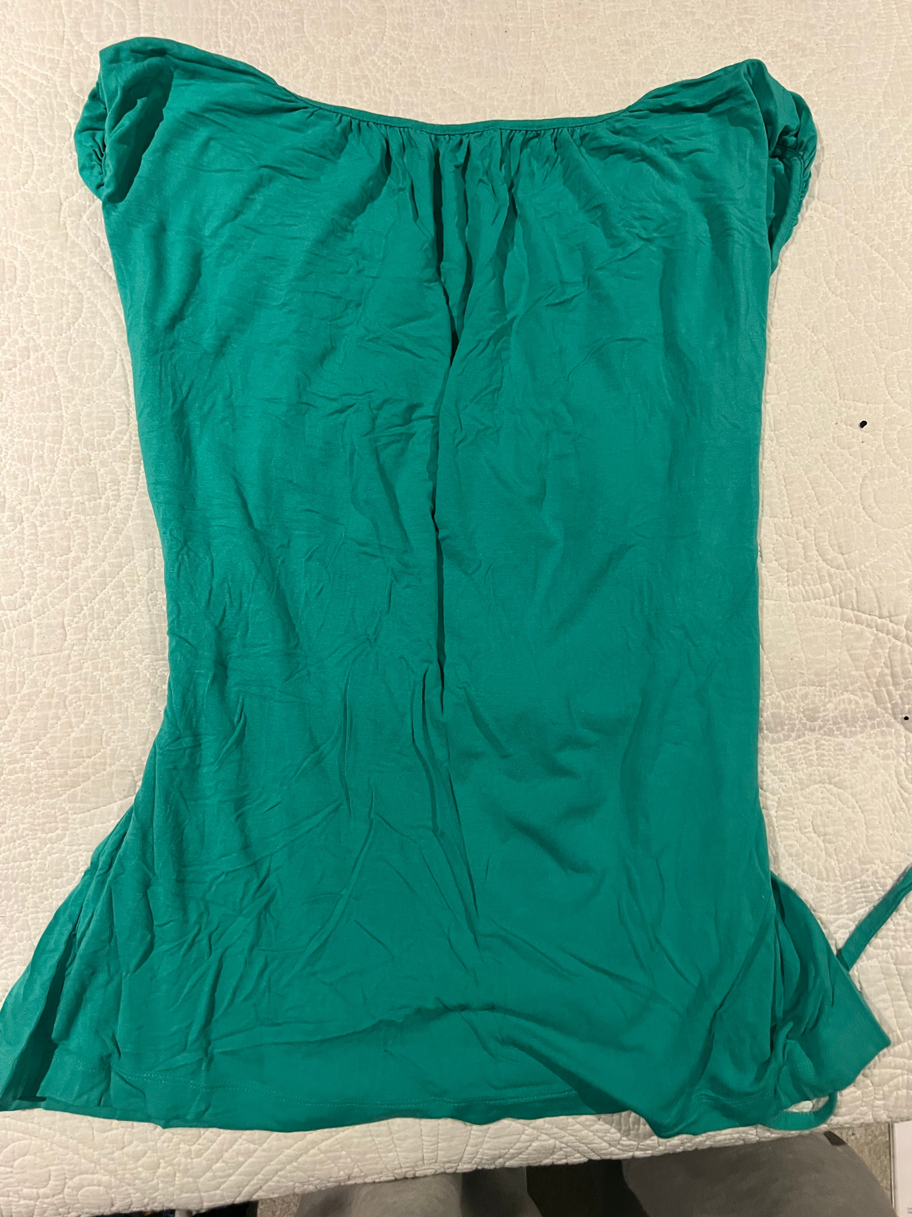 Green sleeveless top