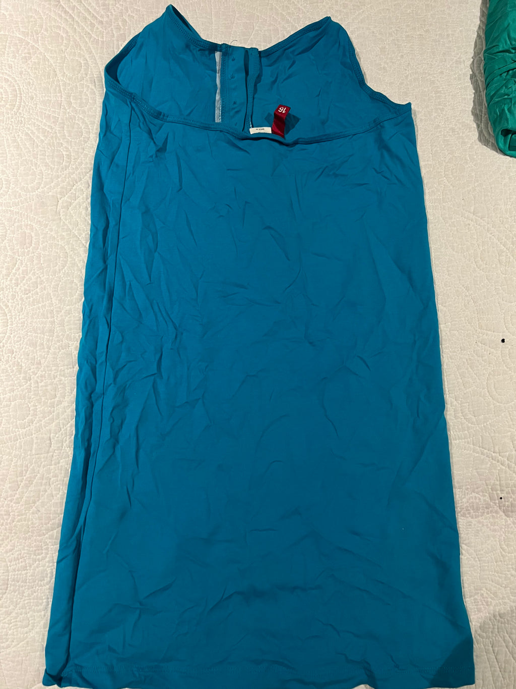Blue vest top