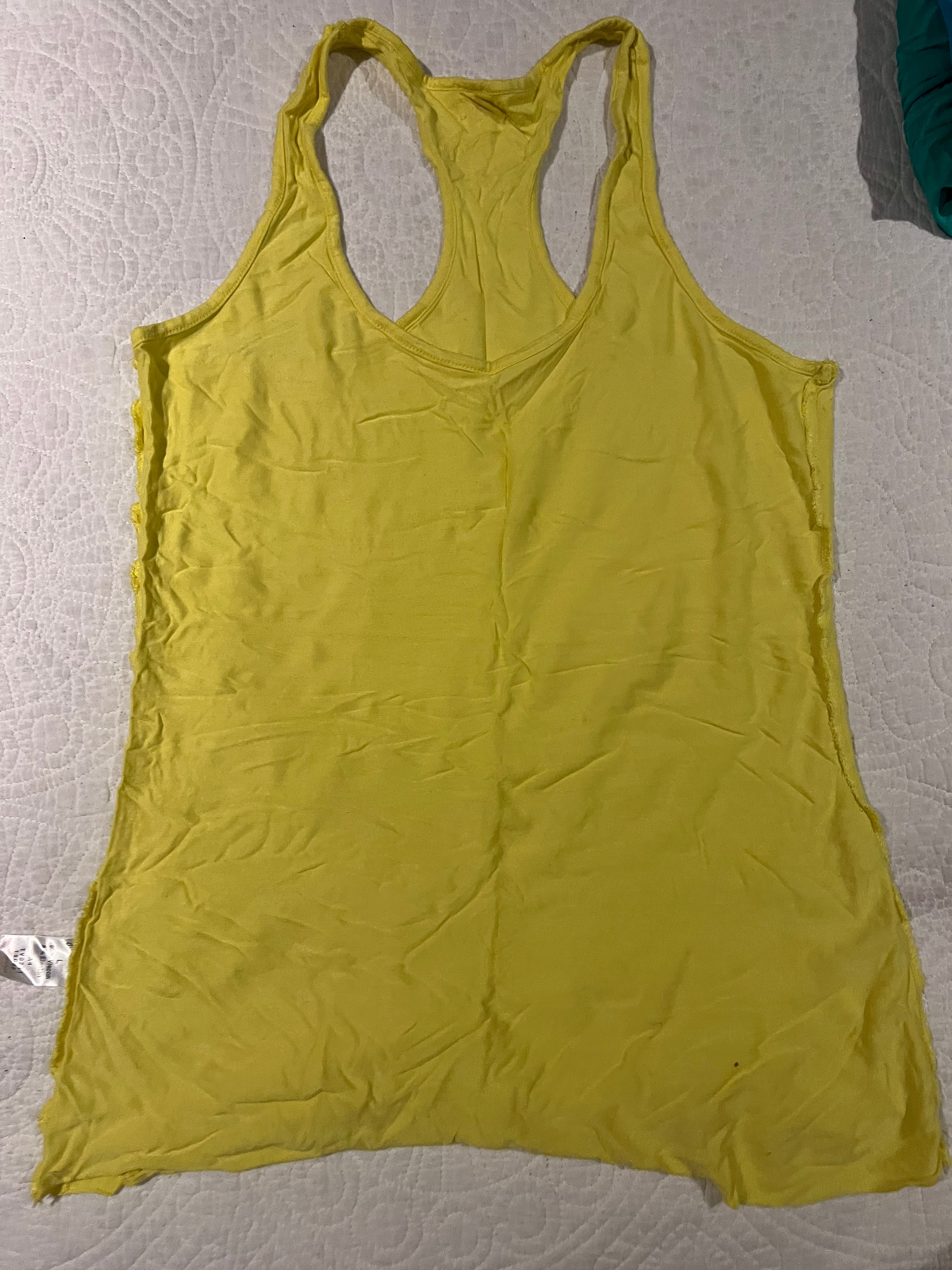 Yellow vest top