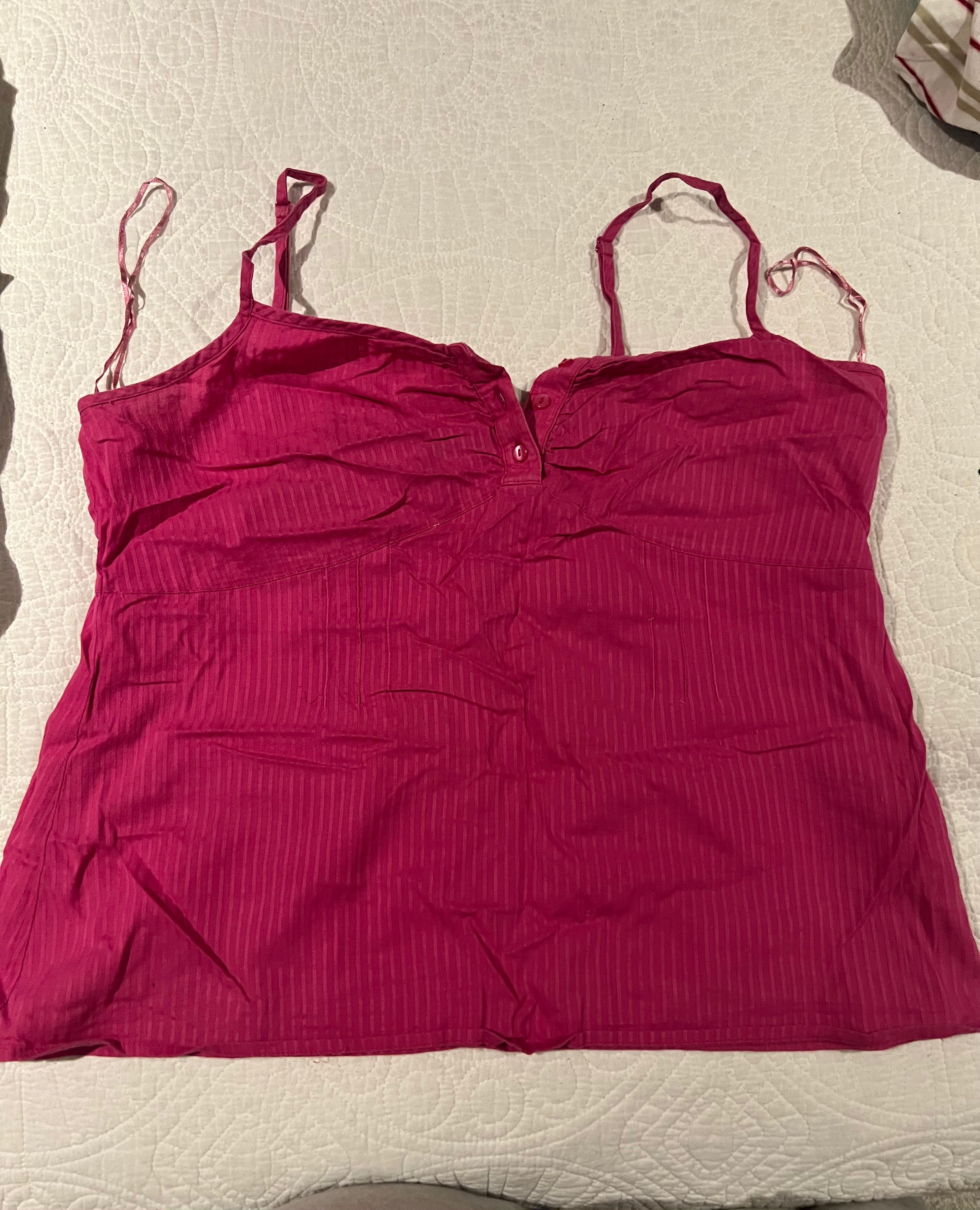 Pink vest top