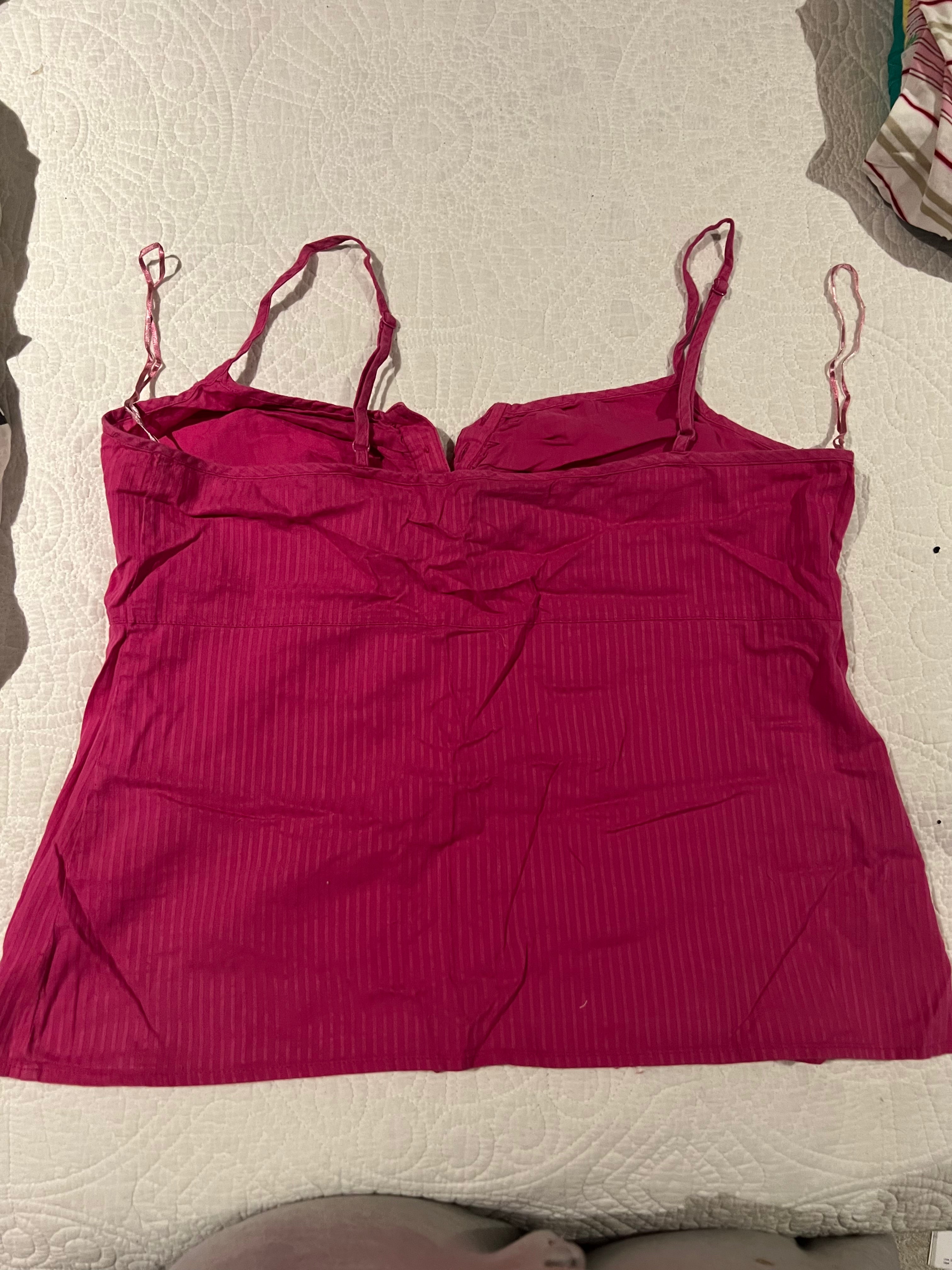 Pink vest top