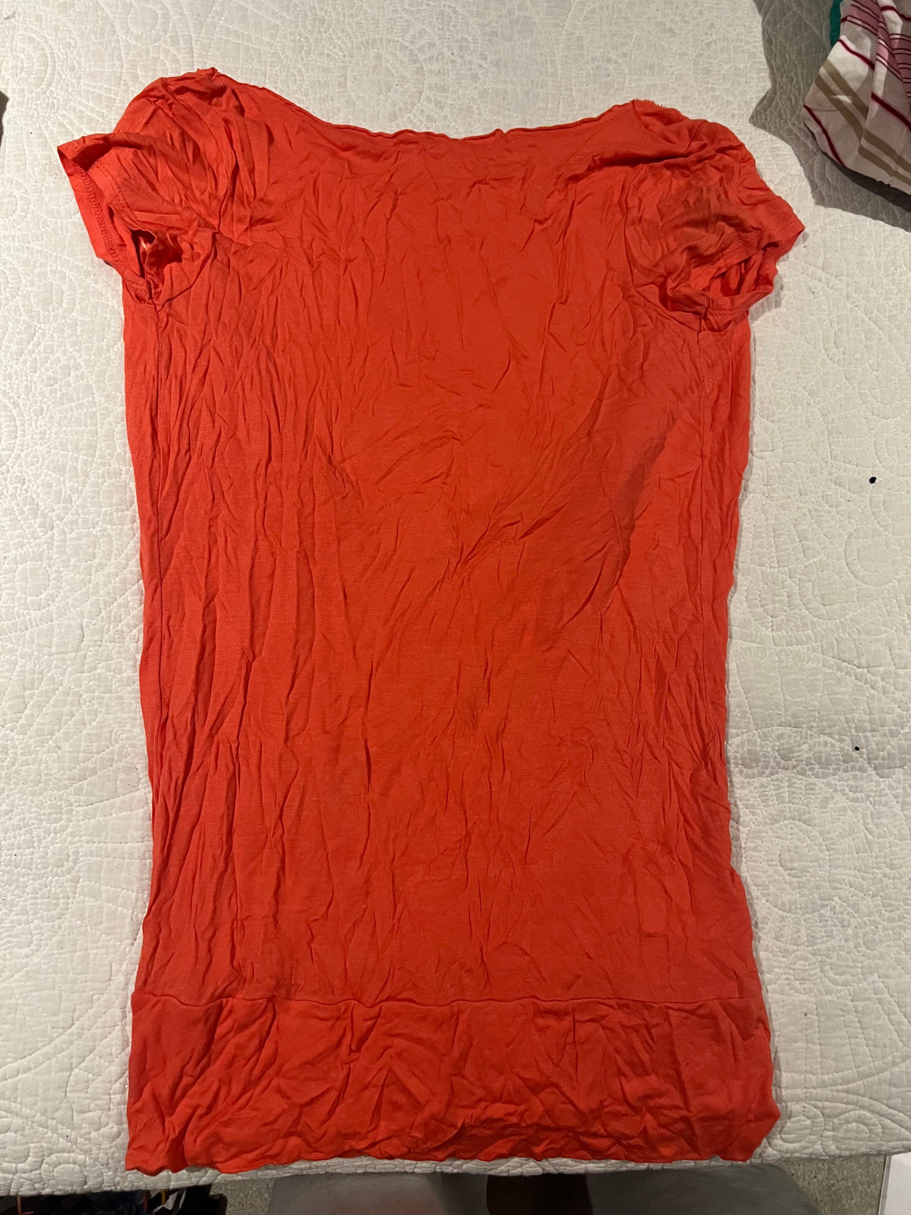 Orange short sleeve top
