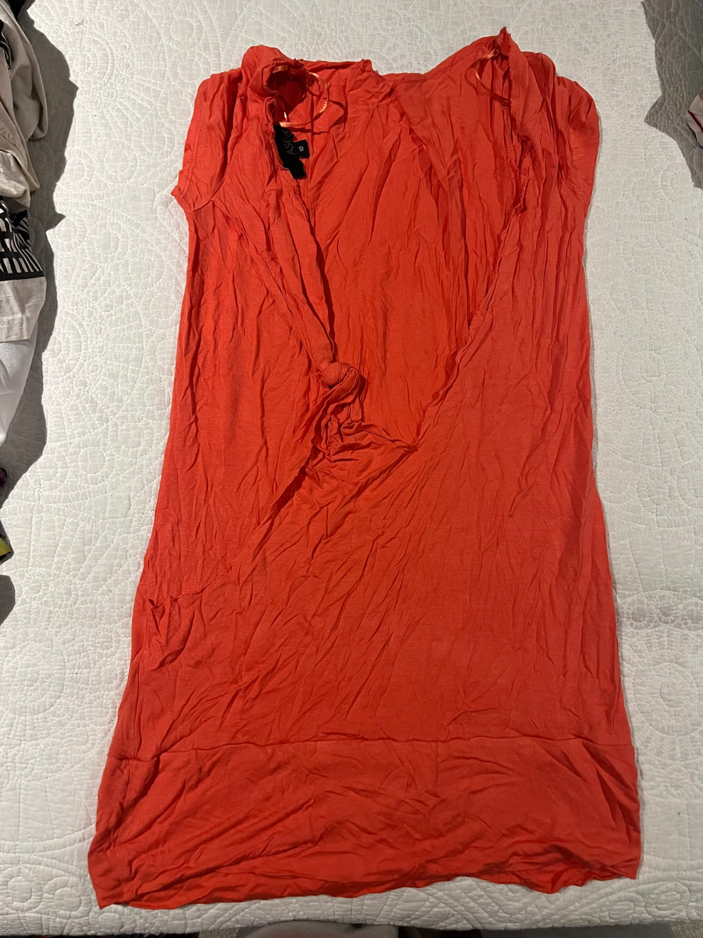 Orange short sleeve top