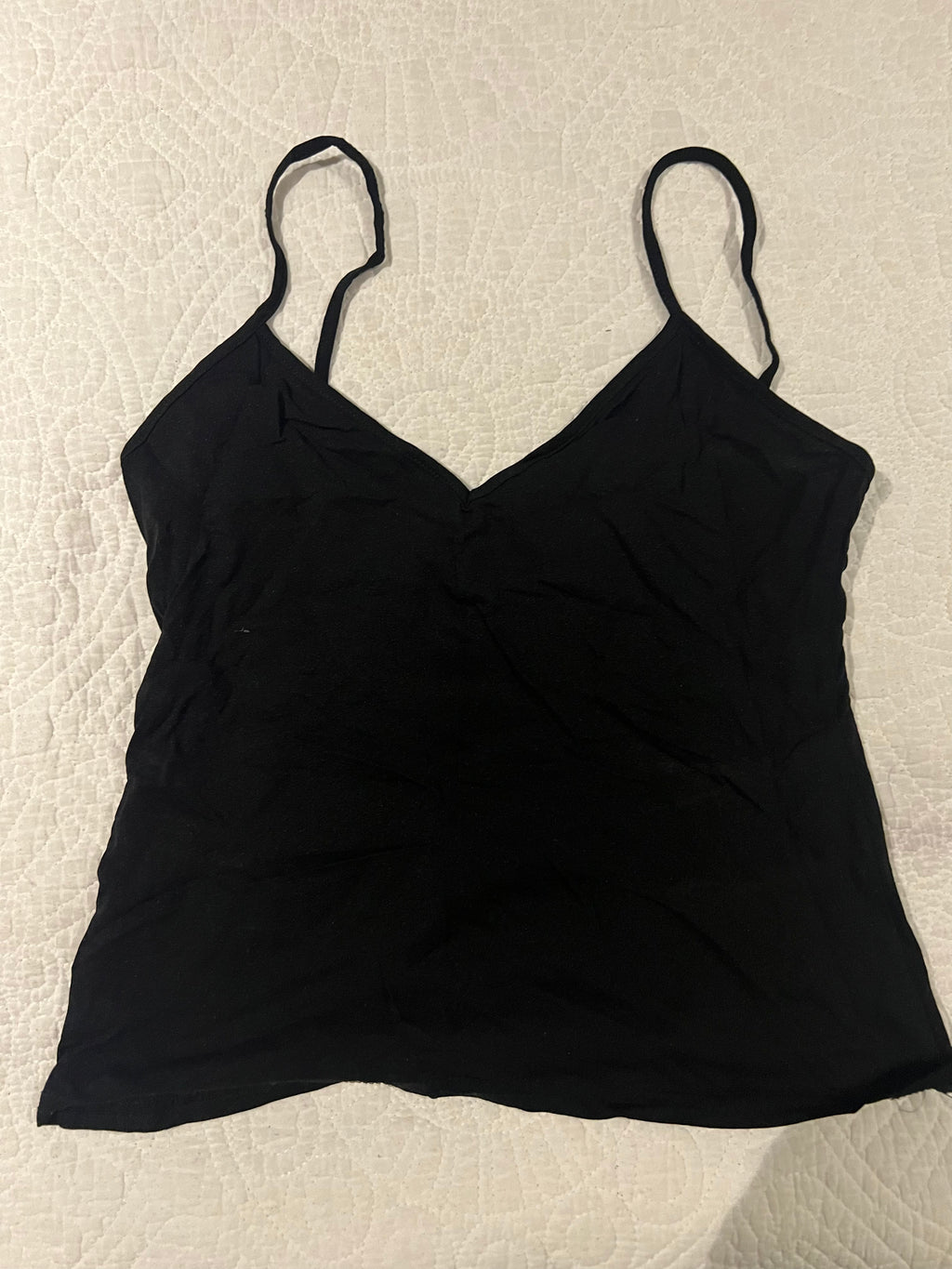 Black vest top