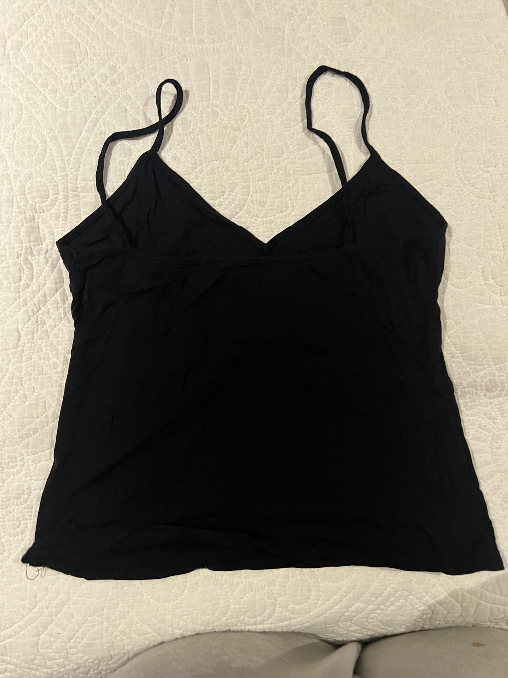 Black vest top