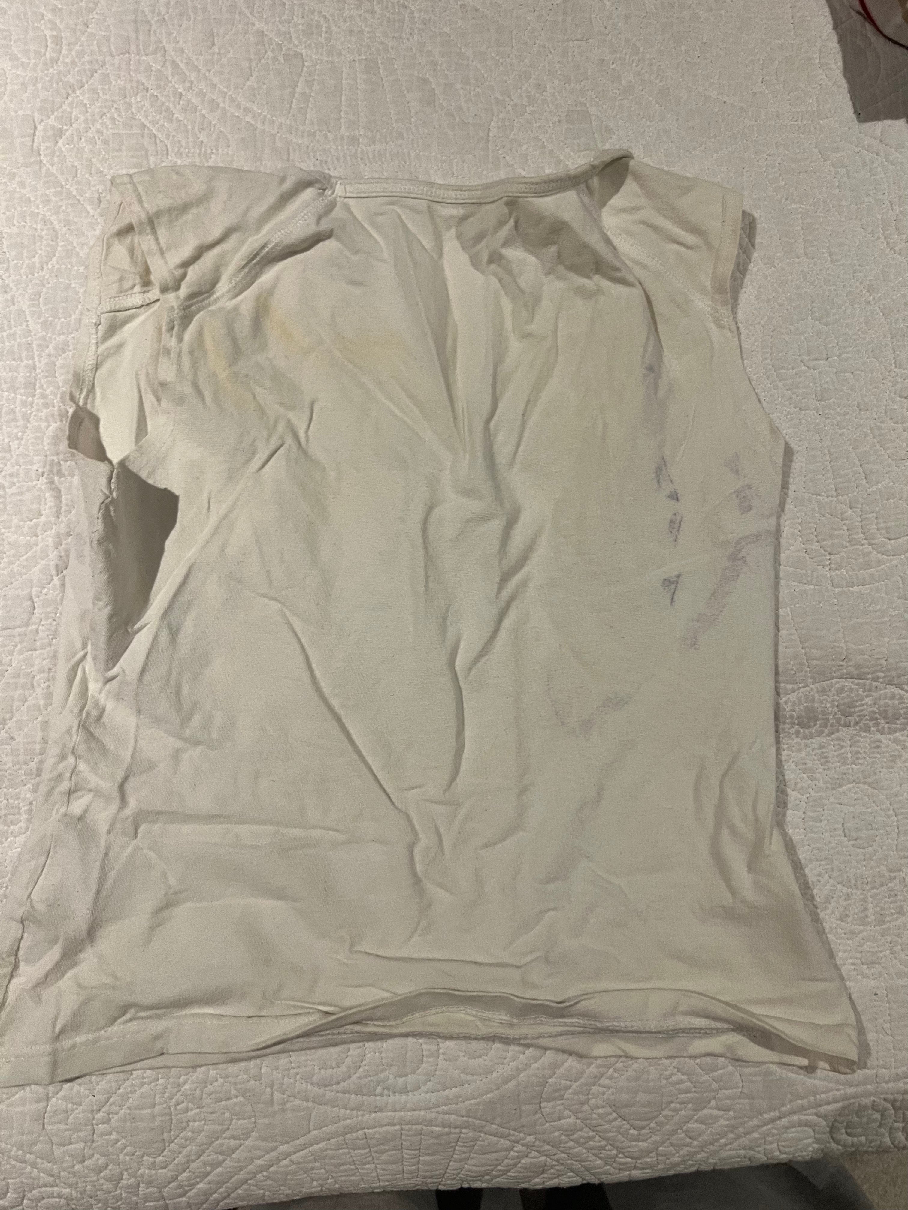 White vest top