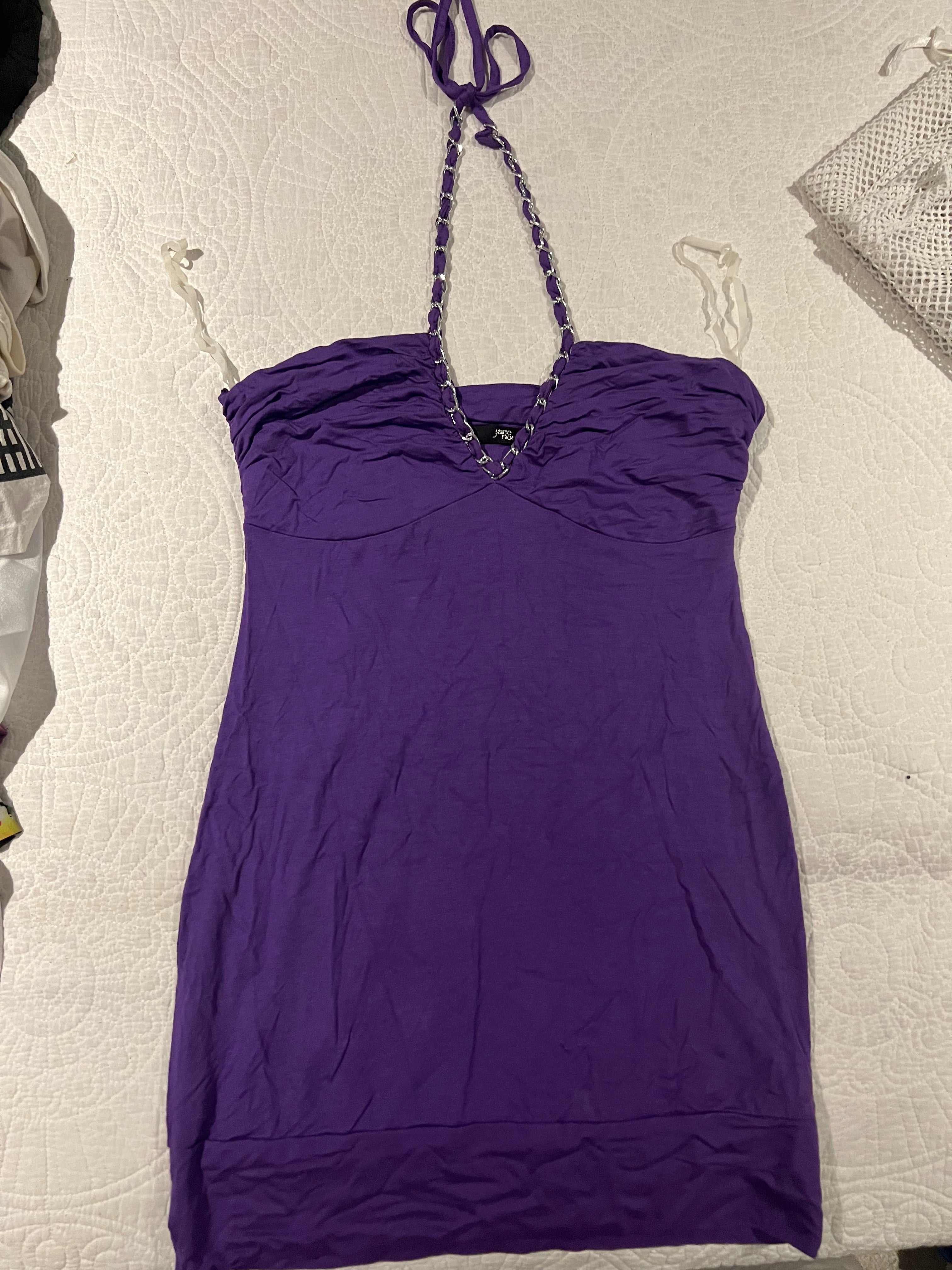 Purple Jane Norman halter neck top