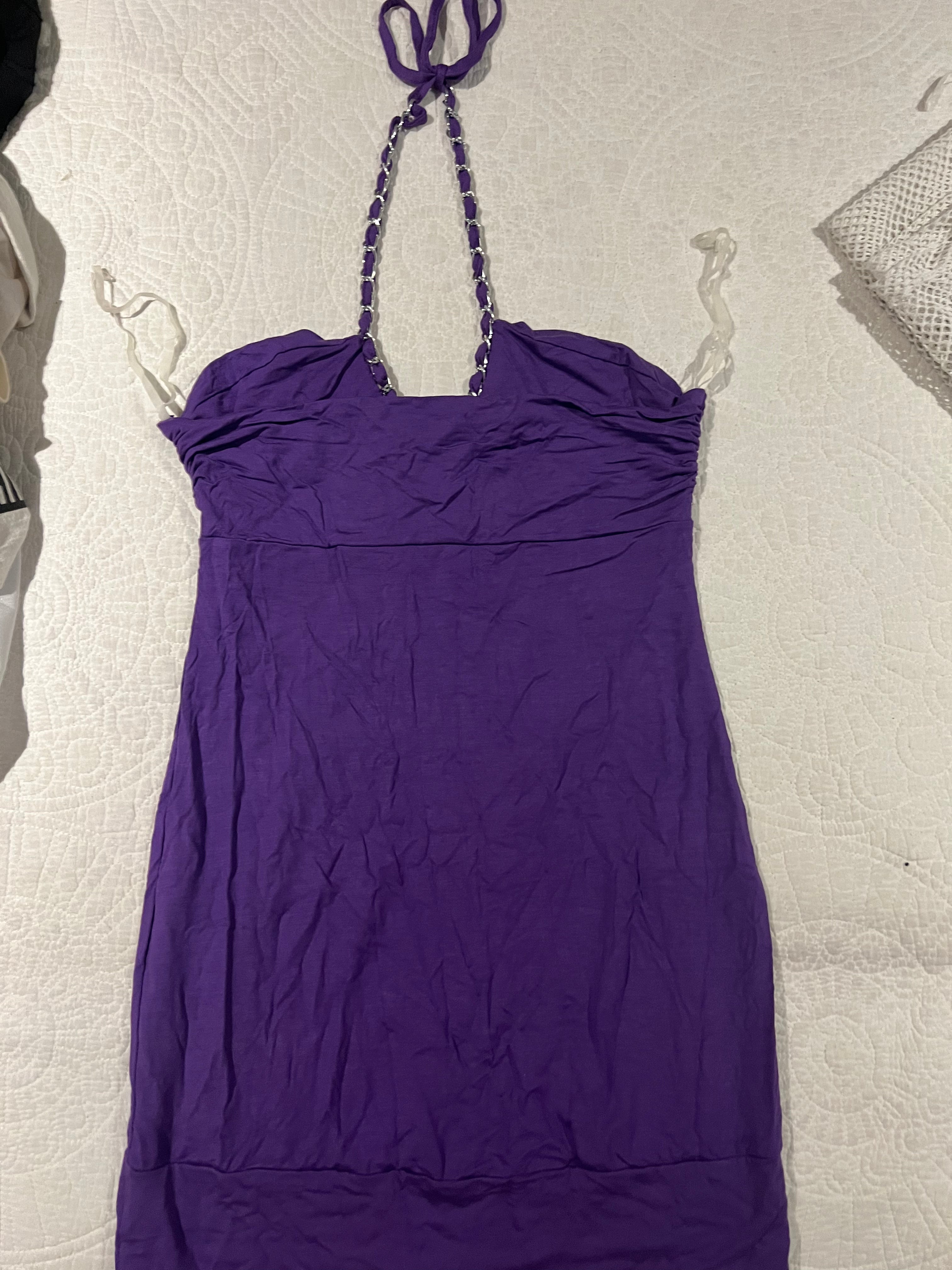 Purple Jane Norman halter neck top