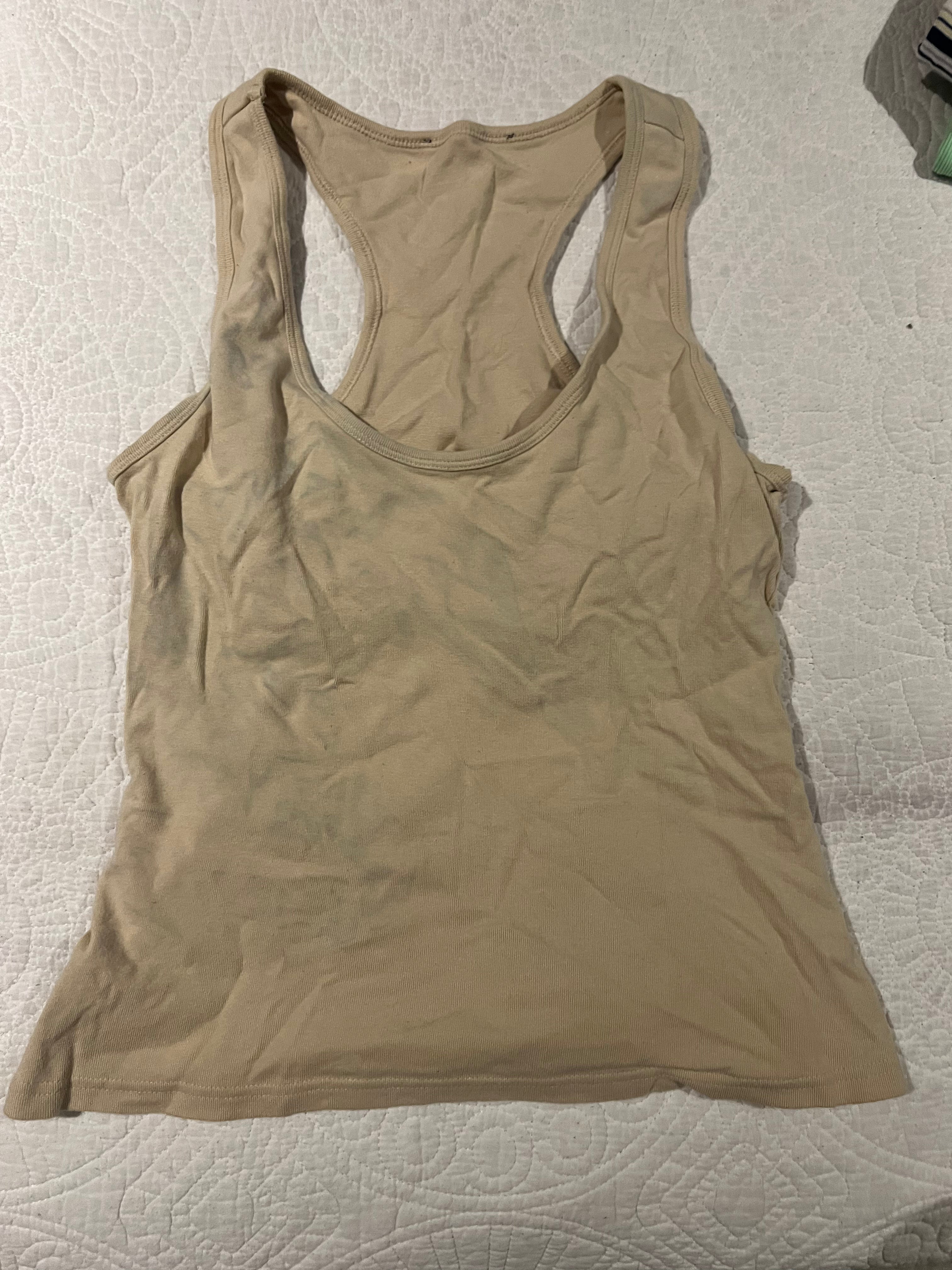 Nude vest top