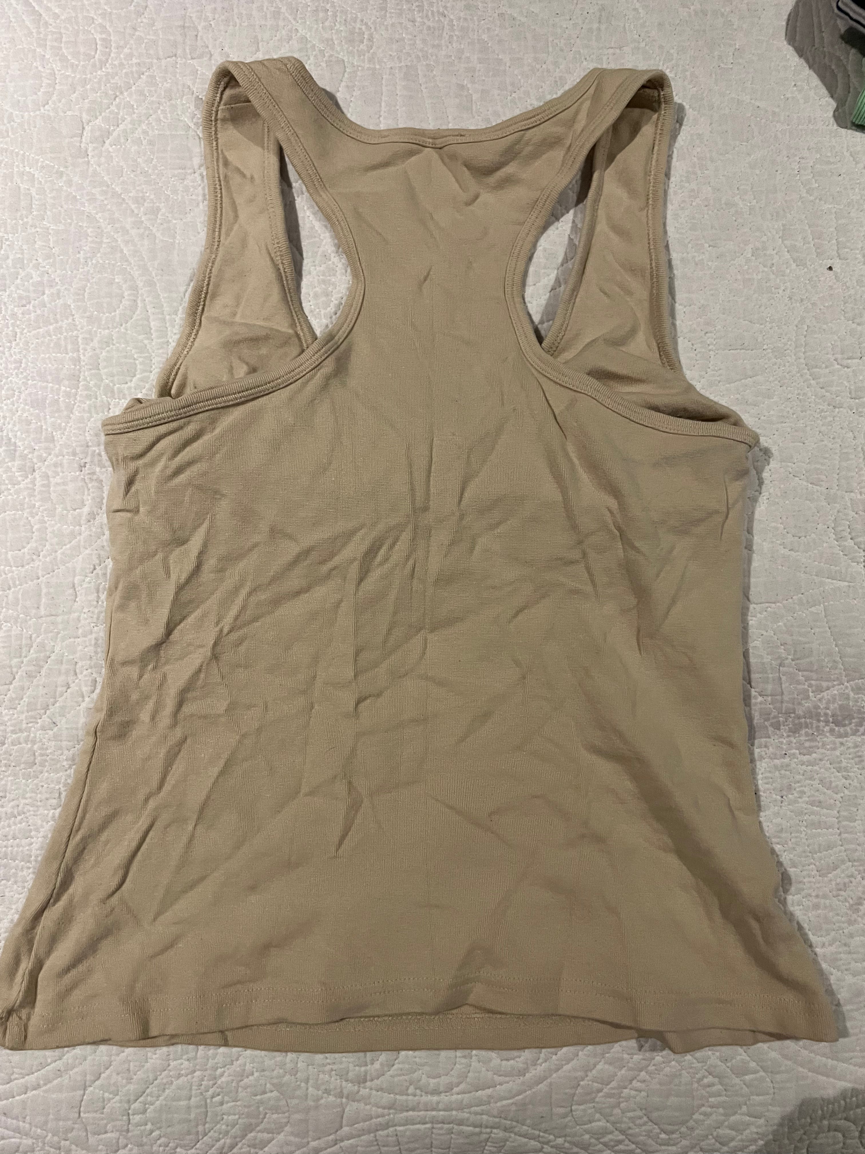 Nude vest top
