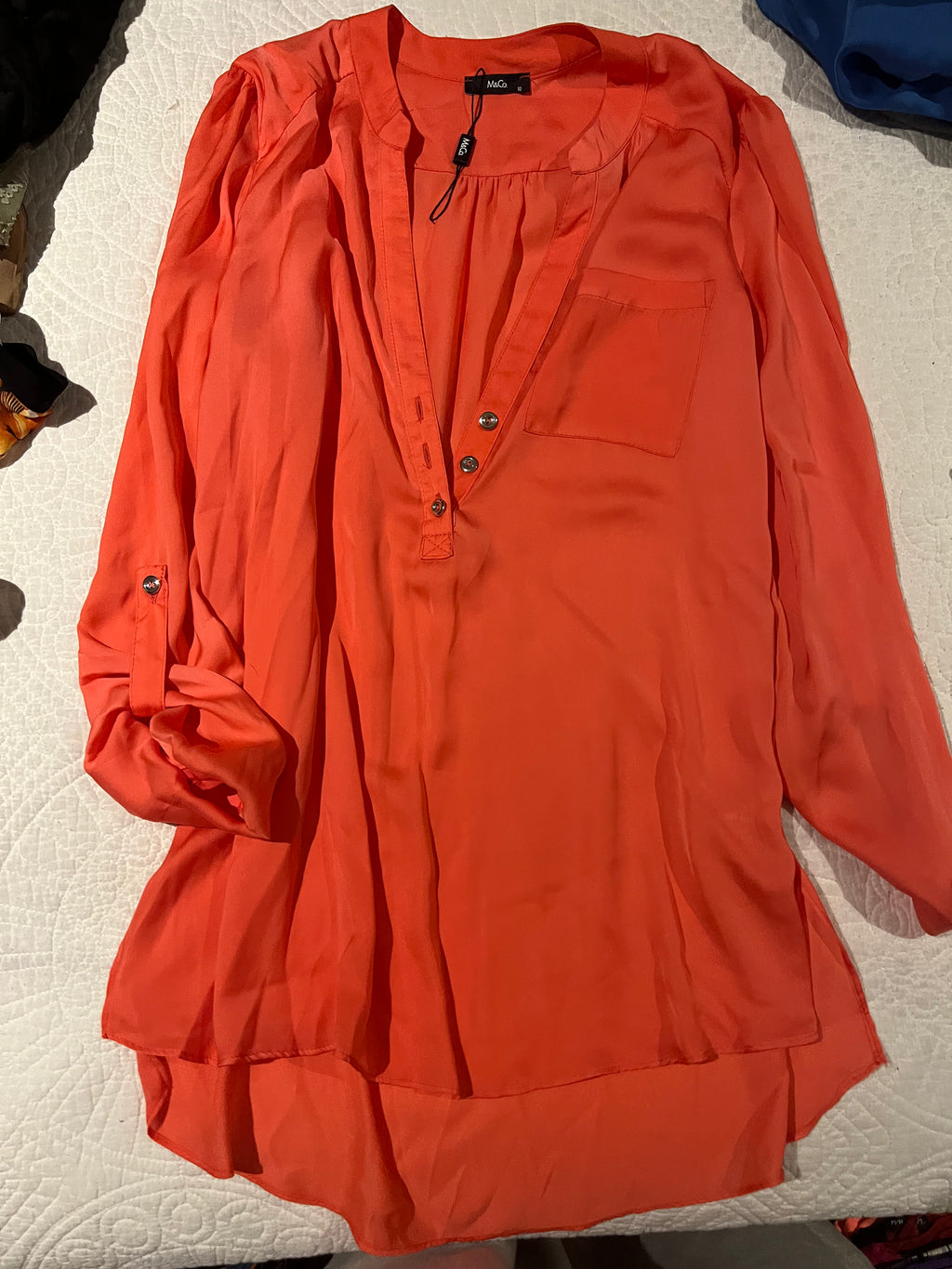 Orange shirt