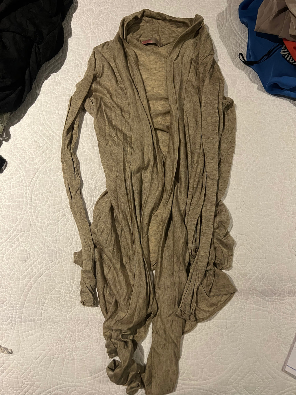 Long sleeve green cardigan