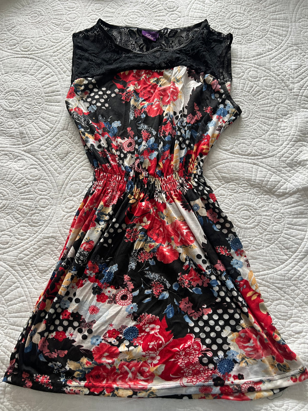 Multi coloured mini dress
