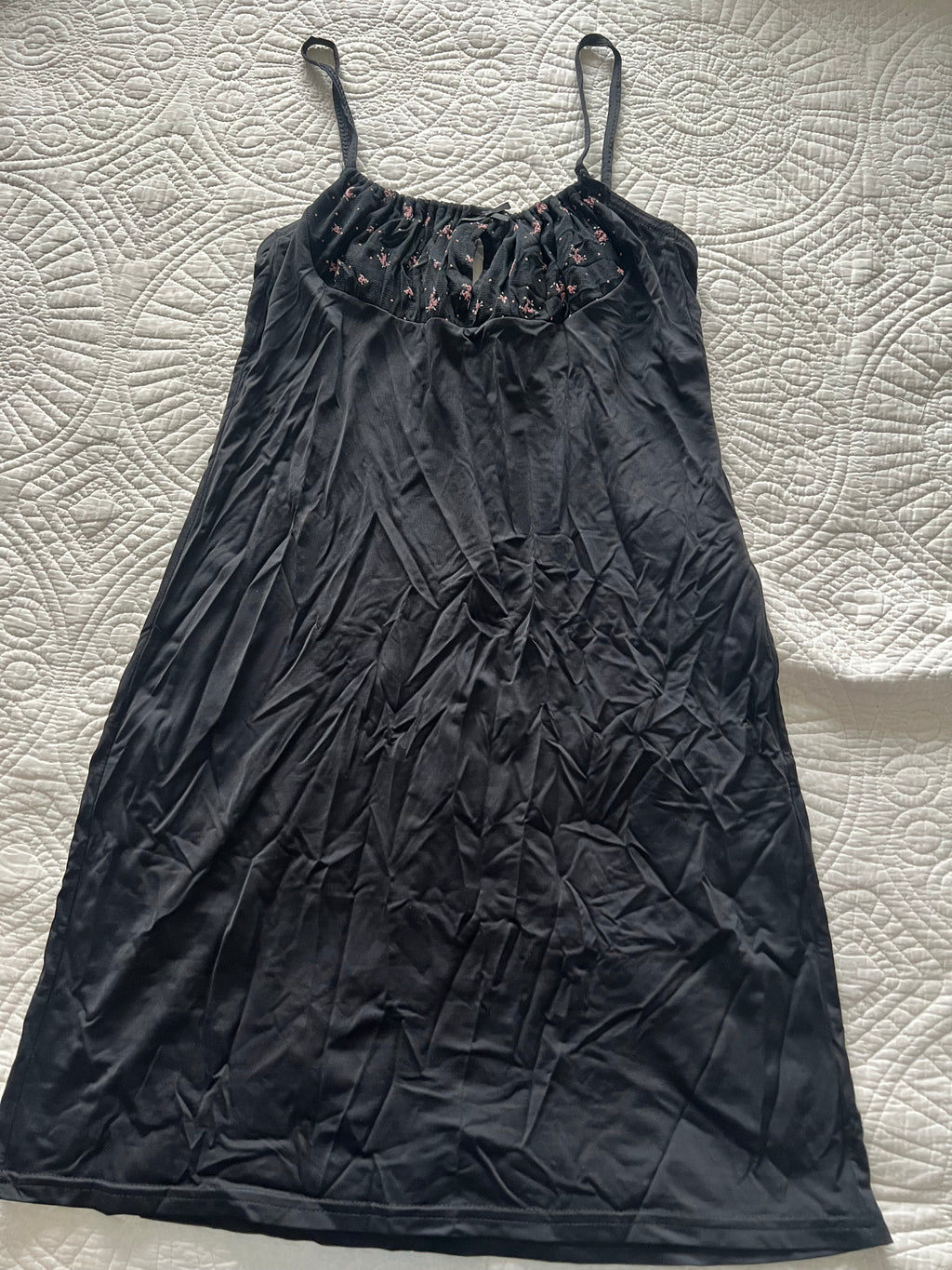 Black mini dress