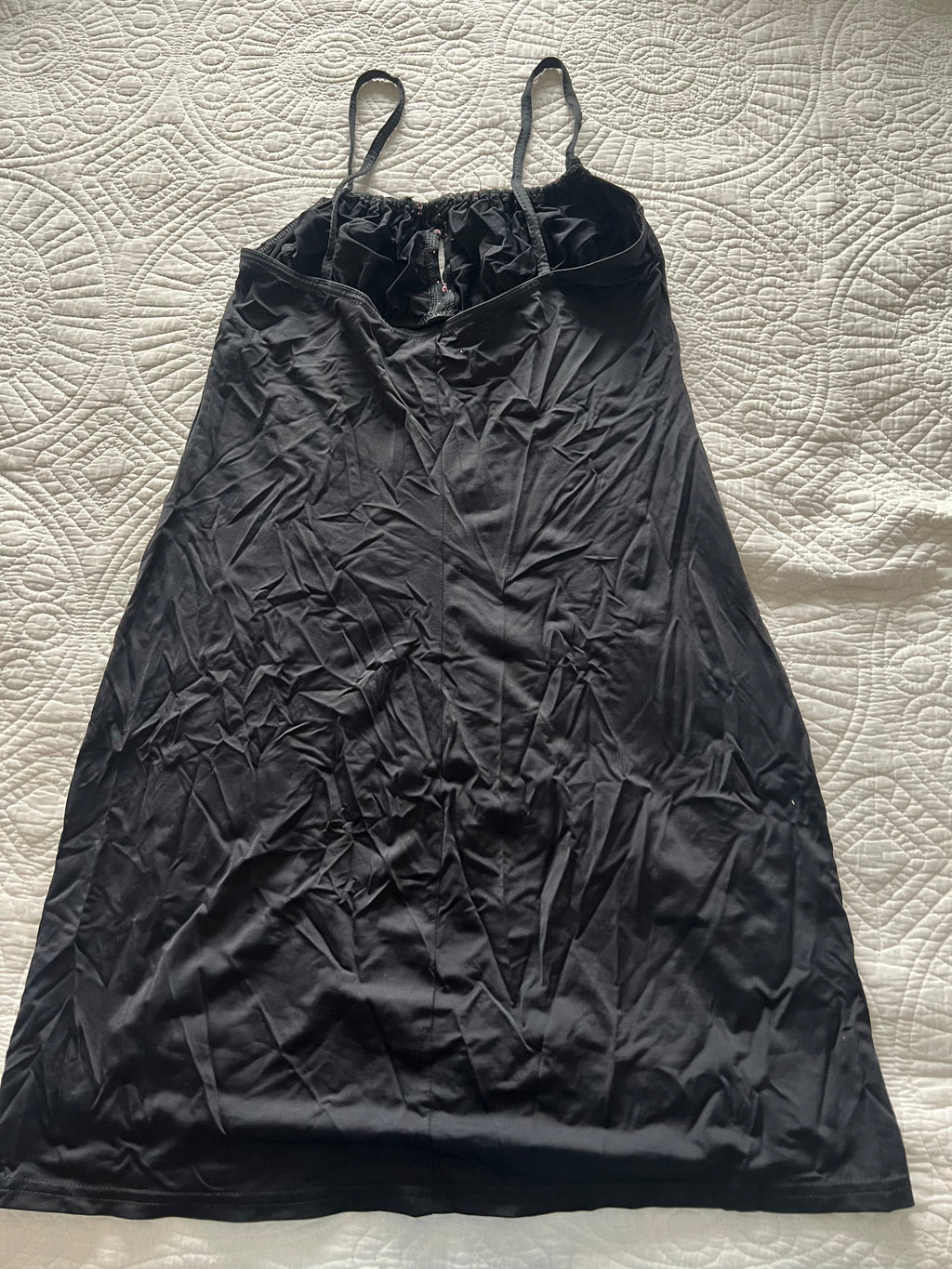 Black mini dress