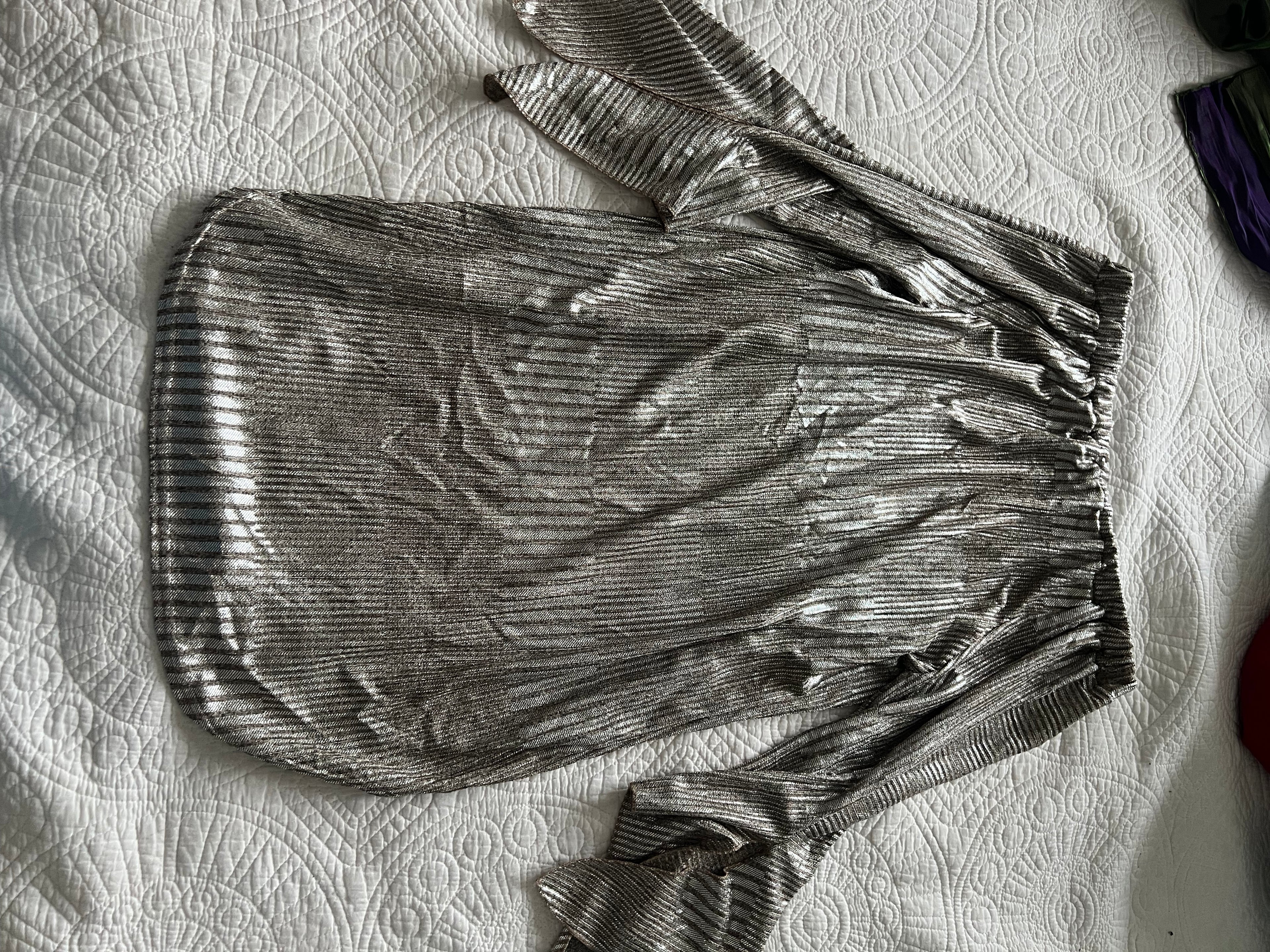 Silver shimmer dress