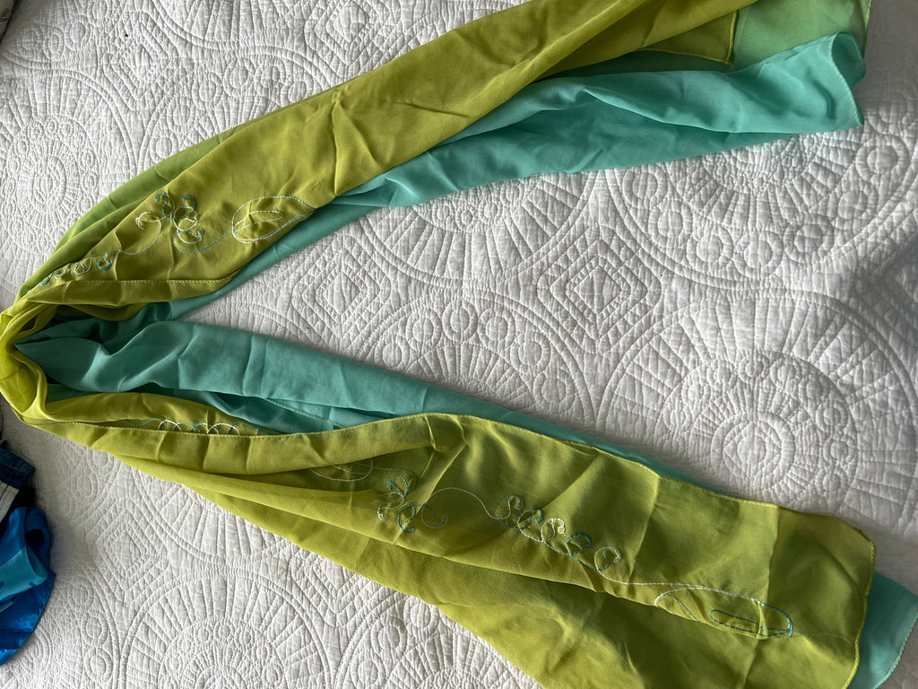 Green/Blue scarf