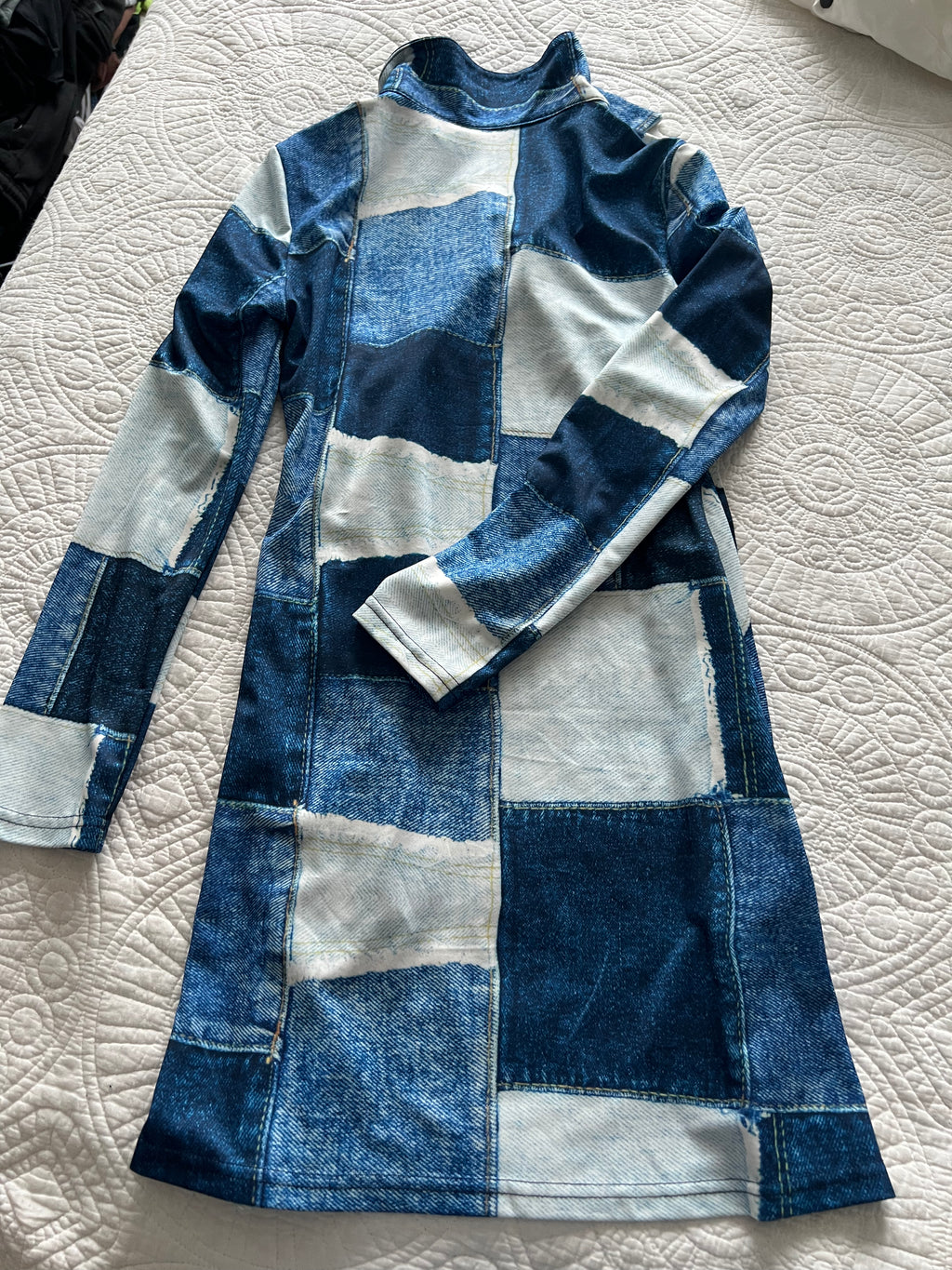 Denim print set