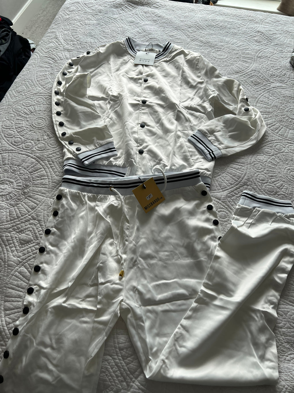 White tracksuit