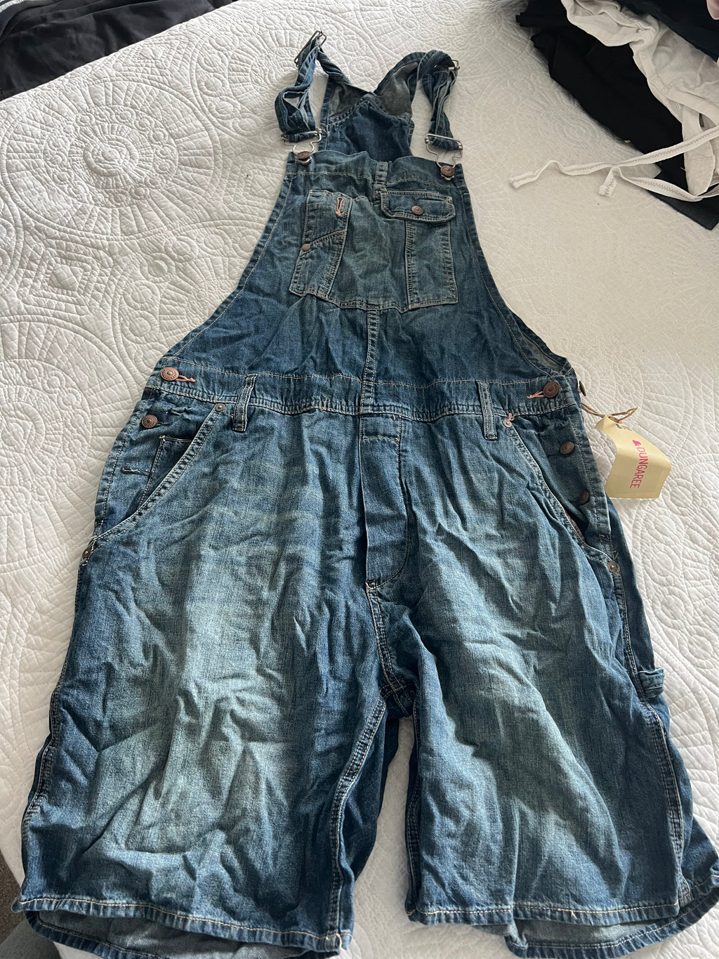 Denim dungarees