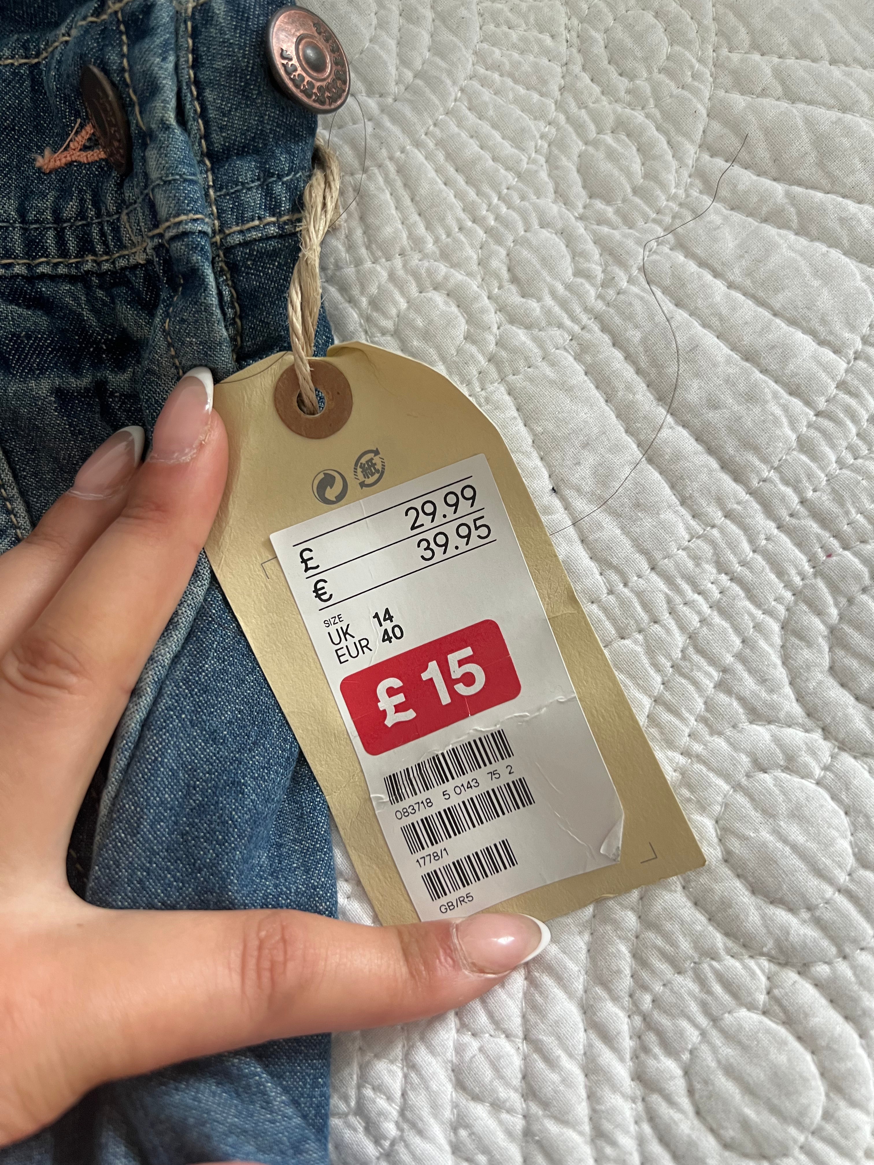 Denim dungarees