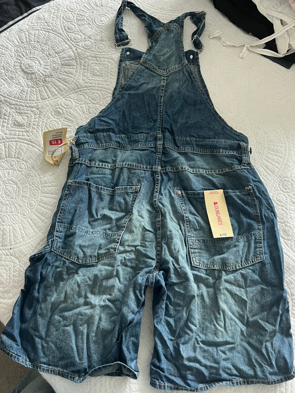 Denim dungarees