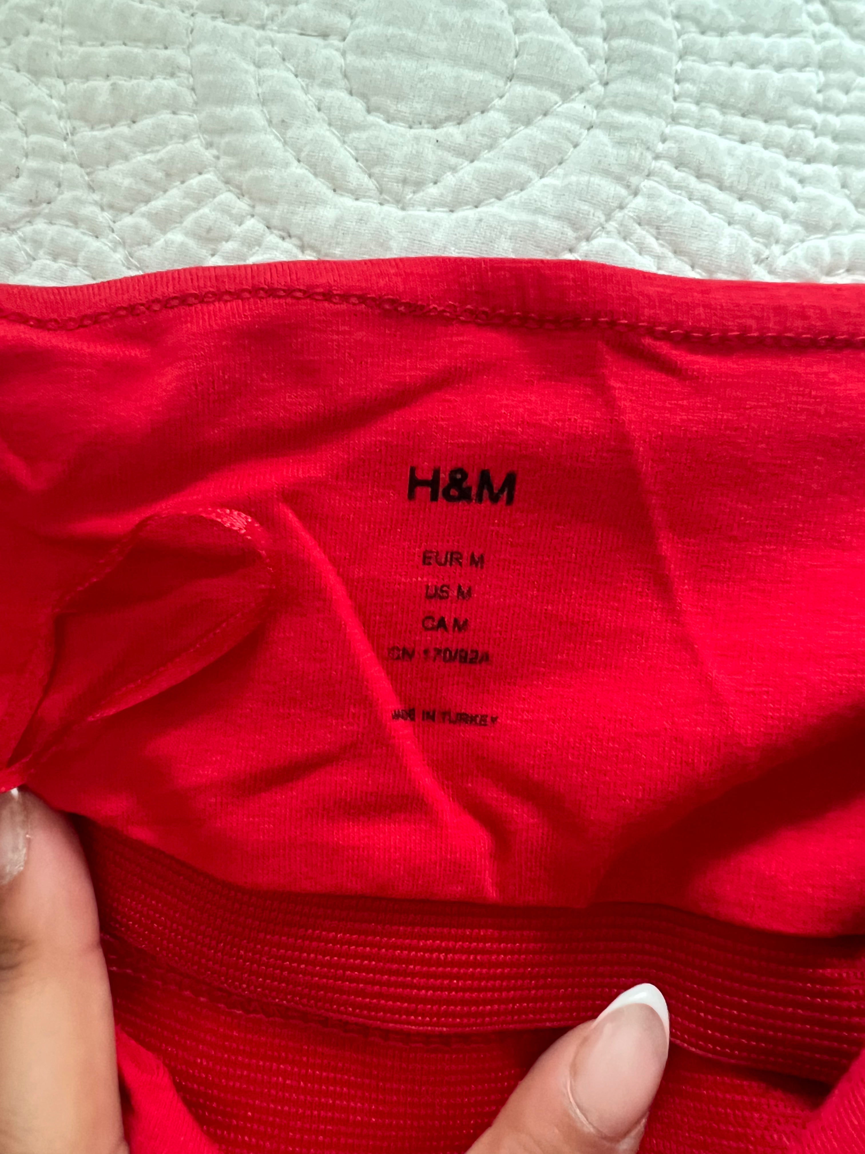 Red tube top