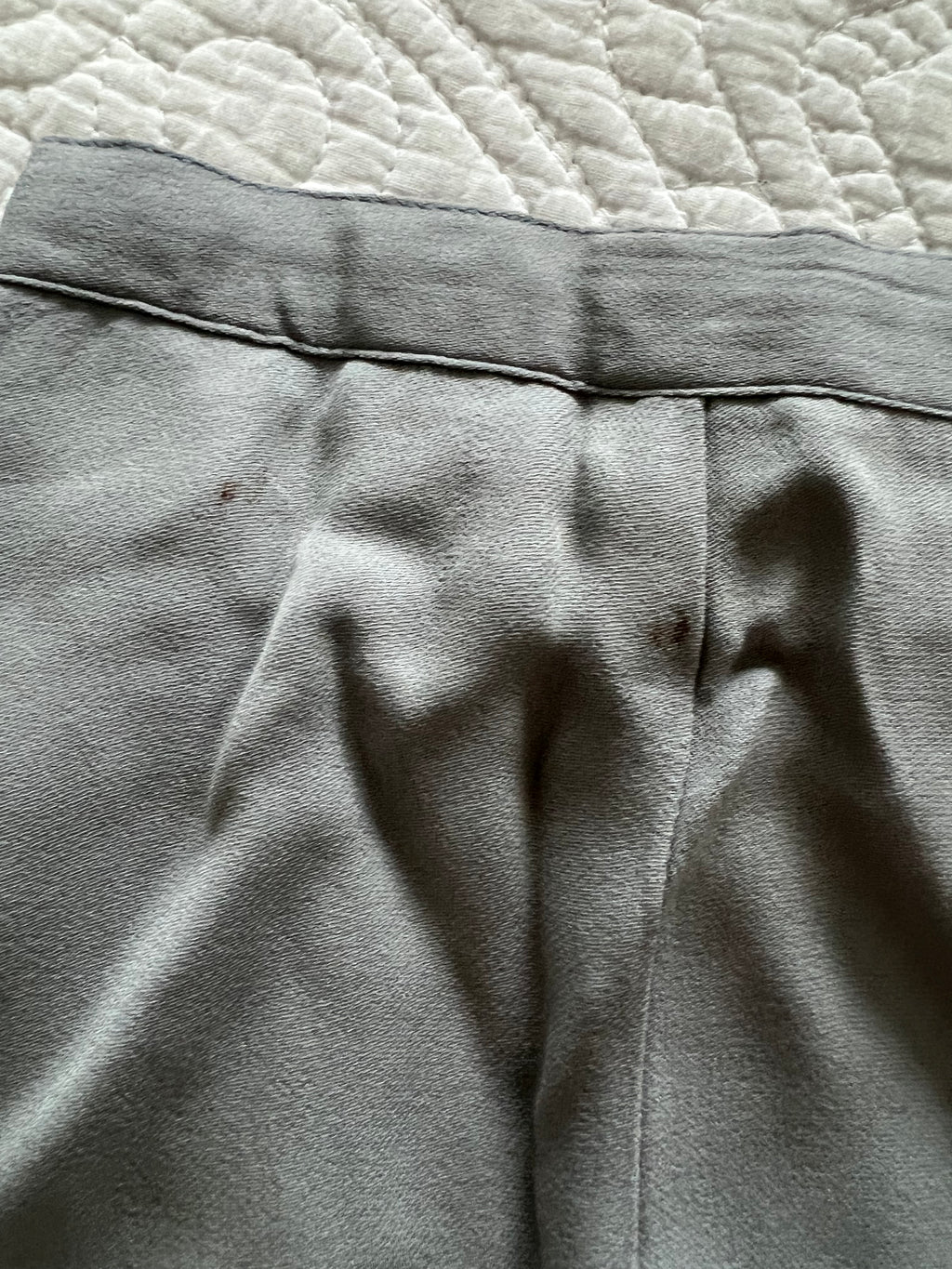 Grey flowy skirt