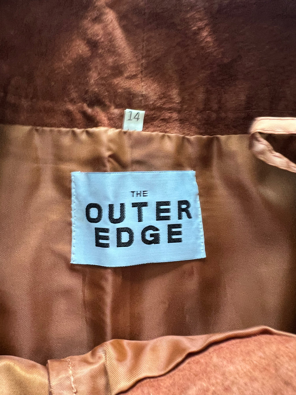 Orange button up skirt